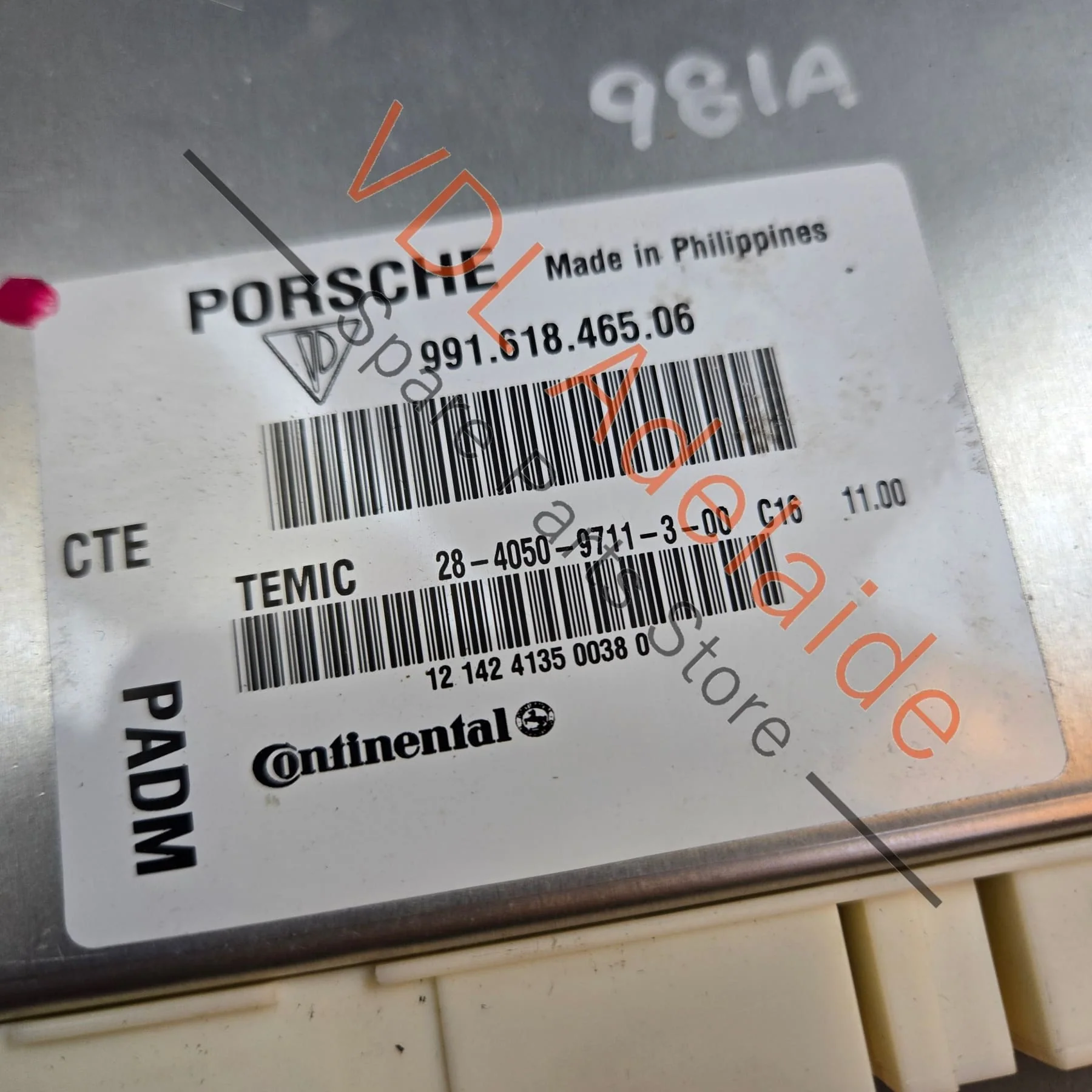 Porsche 911 Cayman Boxster Active Electronic Suspension Control Module 99161846511 99161846506 - Image 2