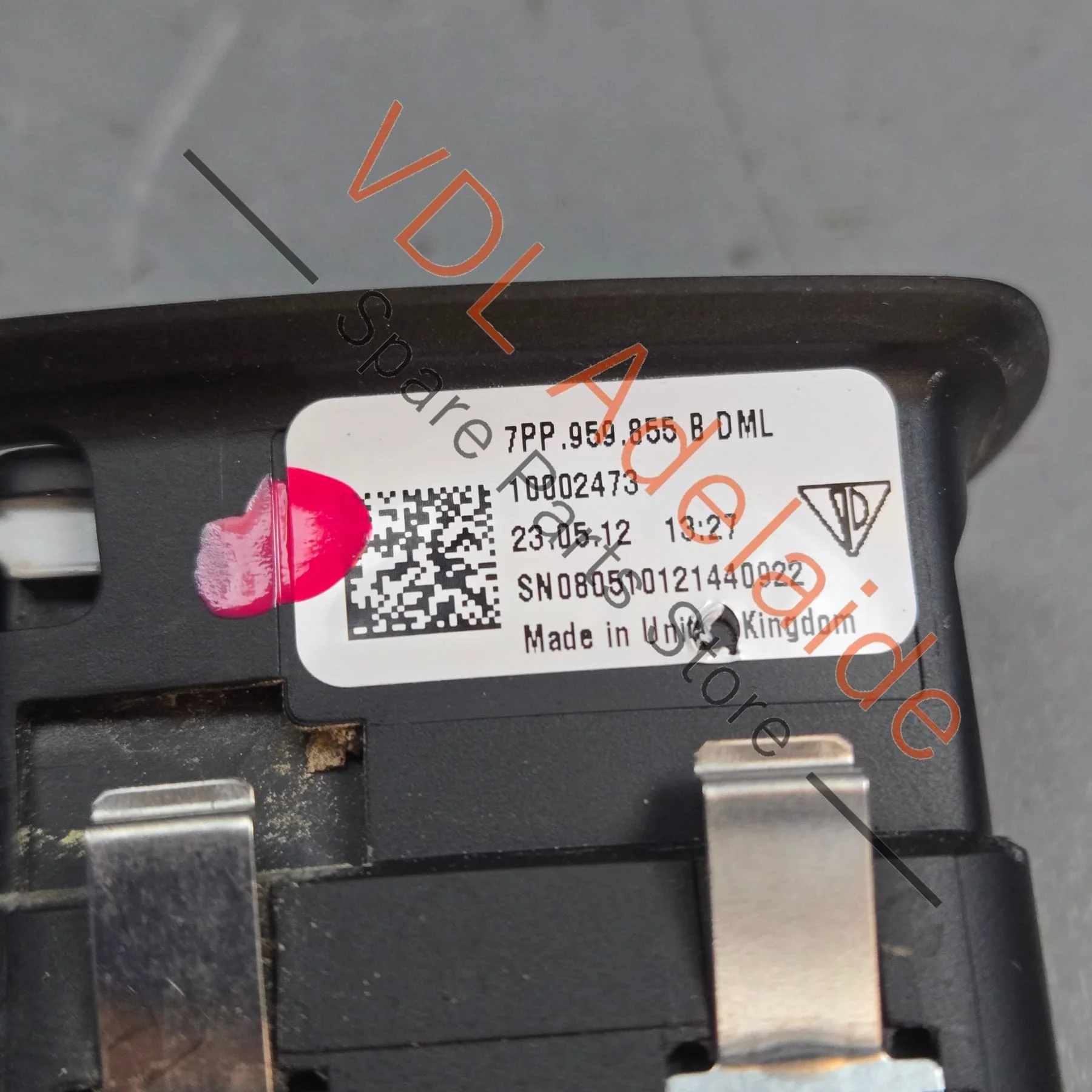Porsche Boxster Cayman Power Window Switch 7PP959855B - Image 5