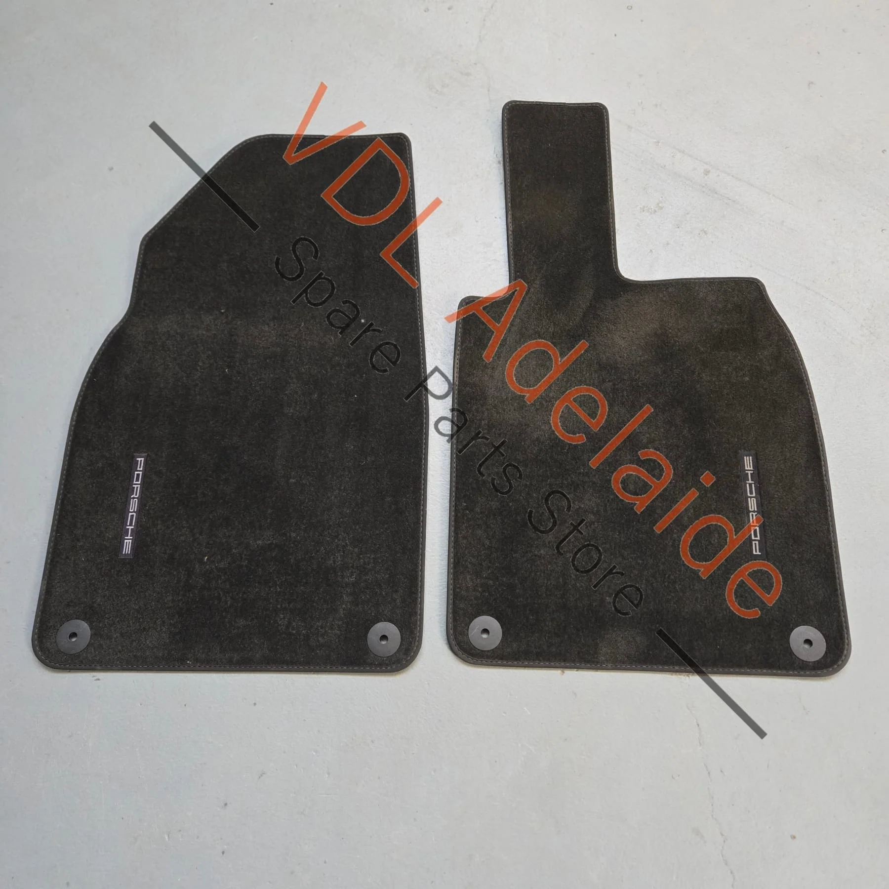 Porsche Boxster Cayman 981 Black Interior Floor Mat Set