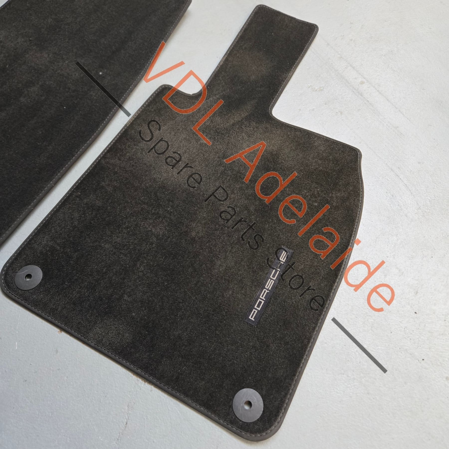 Porsche Boxster Cayman 981 Black Interior Floor Mat Set - Image 3