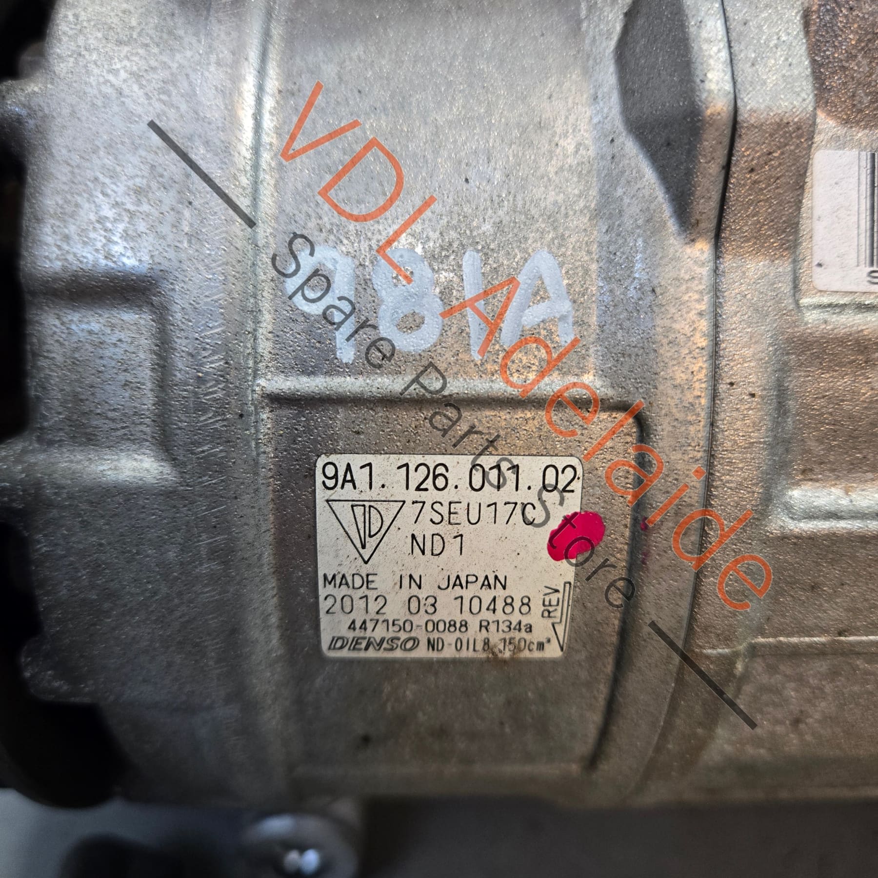 Porsche Cayman Boxster AC Air Conditioning Compressor 9A112601105 - Image 3