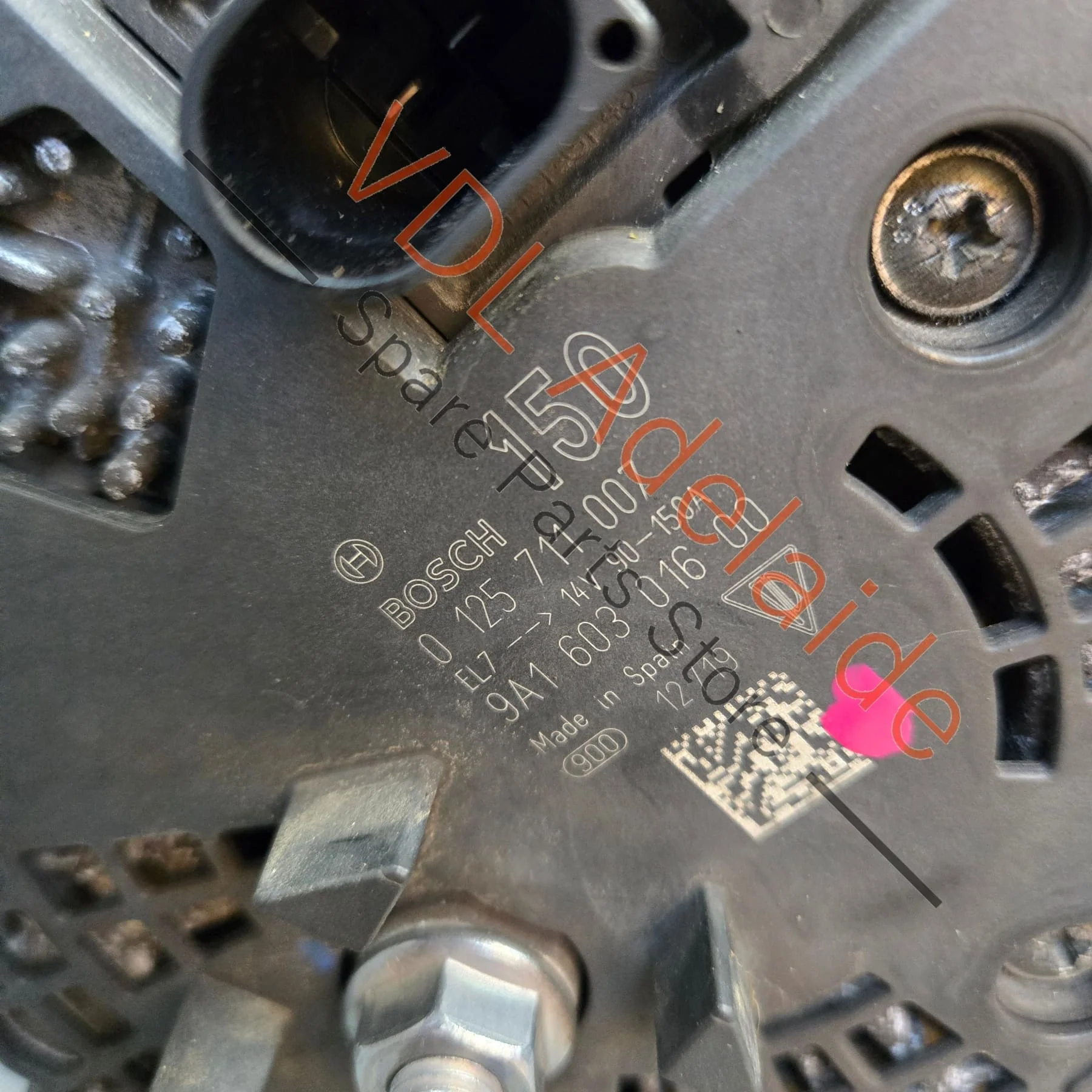 Porsche Cayman Boxster 2.7L Alternator 9A160301601 150A Bosch - Image 5