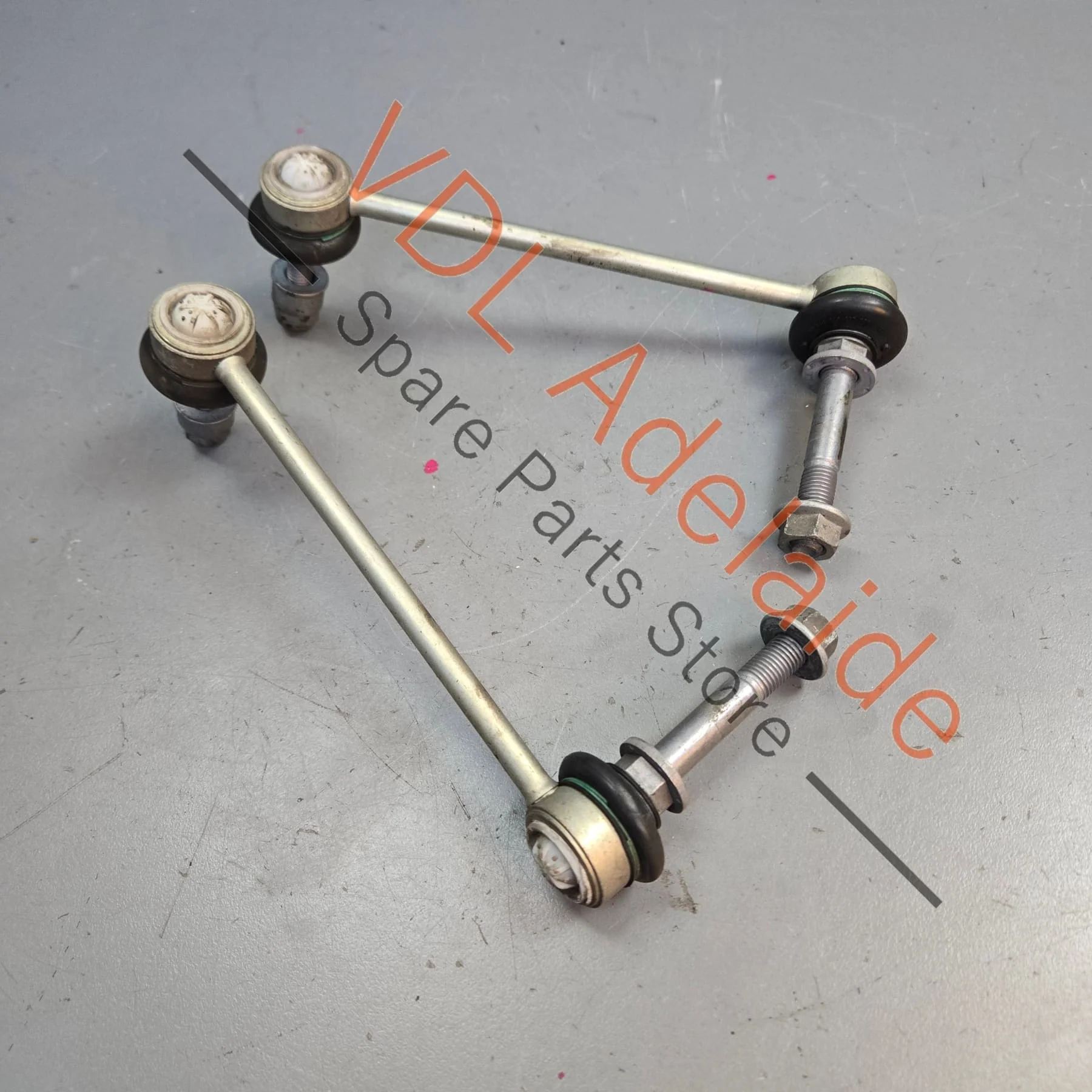 Porsche 911 Boxster Cayman Rear Anti Roll Swaybar Linkage Link Set 99734306904 99734307004 - Image 4