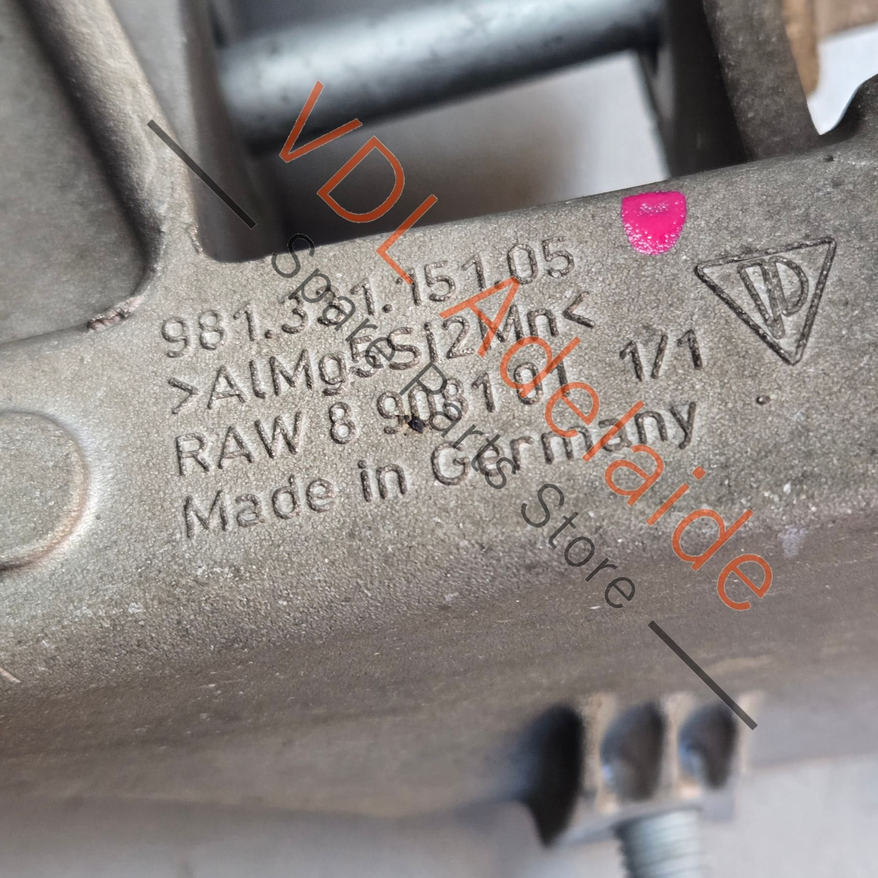 Porsche Boxster Cayman Rear Left Subframe Engine & Suspension Carrier Bracket 98133105108 98133105105 - Image 4
