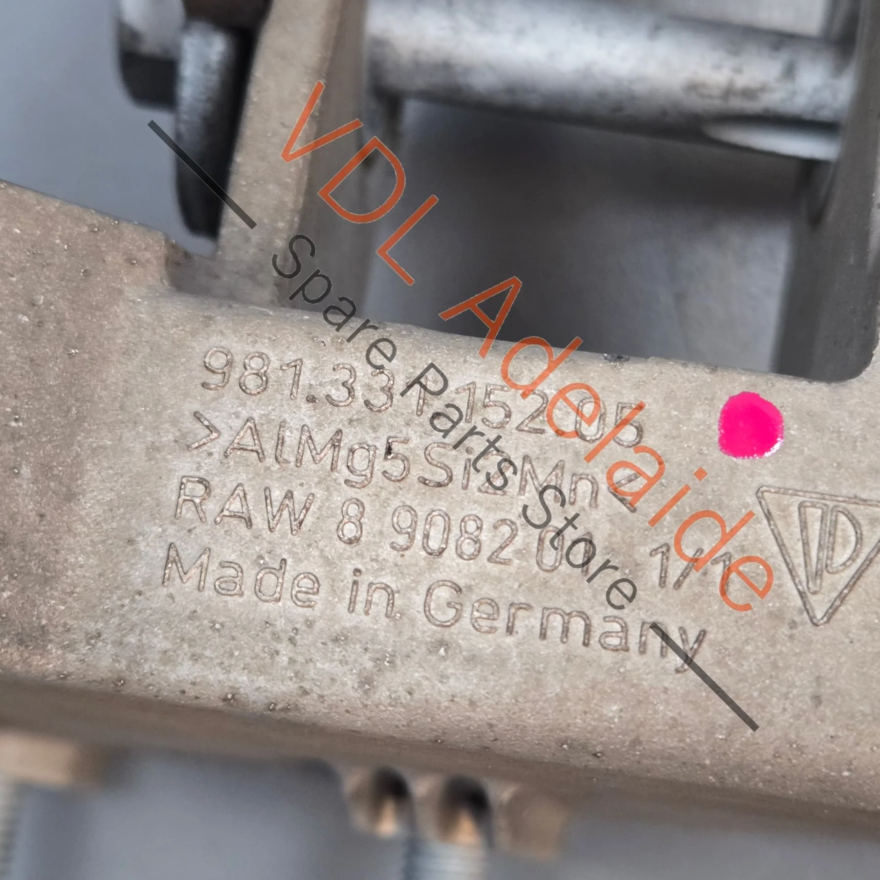 Porsche Boxster Cayman Rear Right Subframe Engine & Suspension Carrier Bracket 98133105208  98133105205 - Image 4