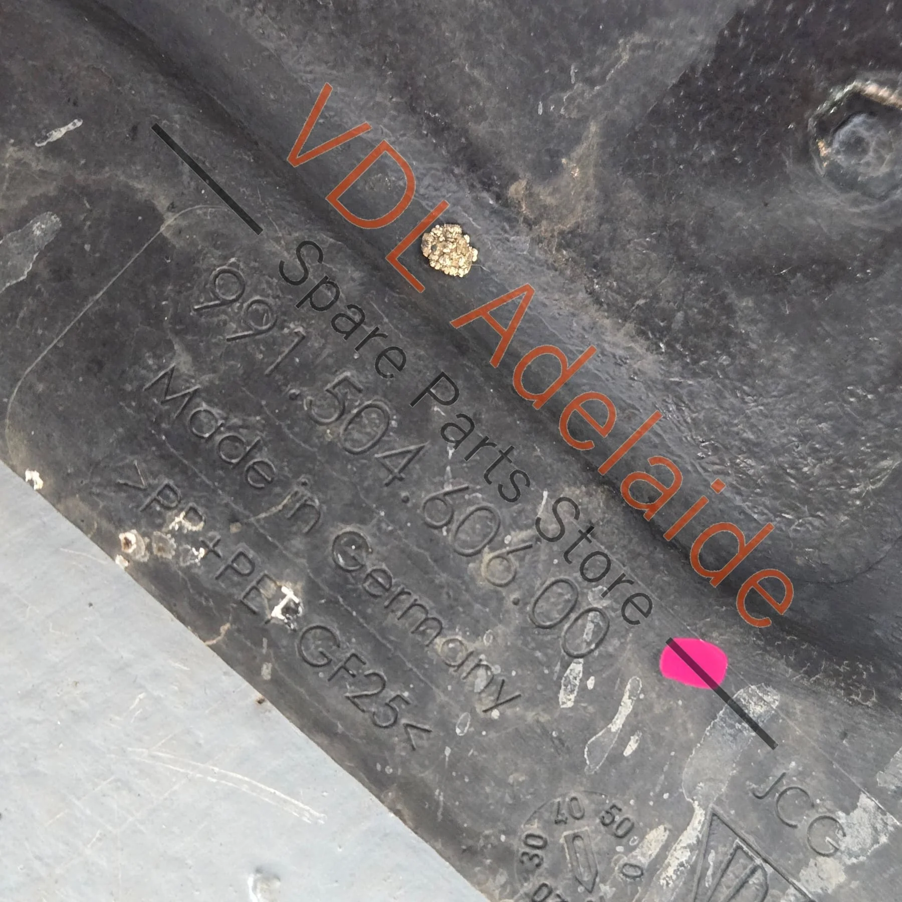 Porsche Cayman Boxster 911 Underbody Protection Splash Panel RHS Right Side Middle 99150460600 - Image 4