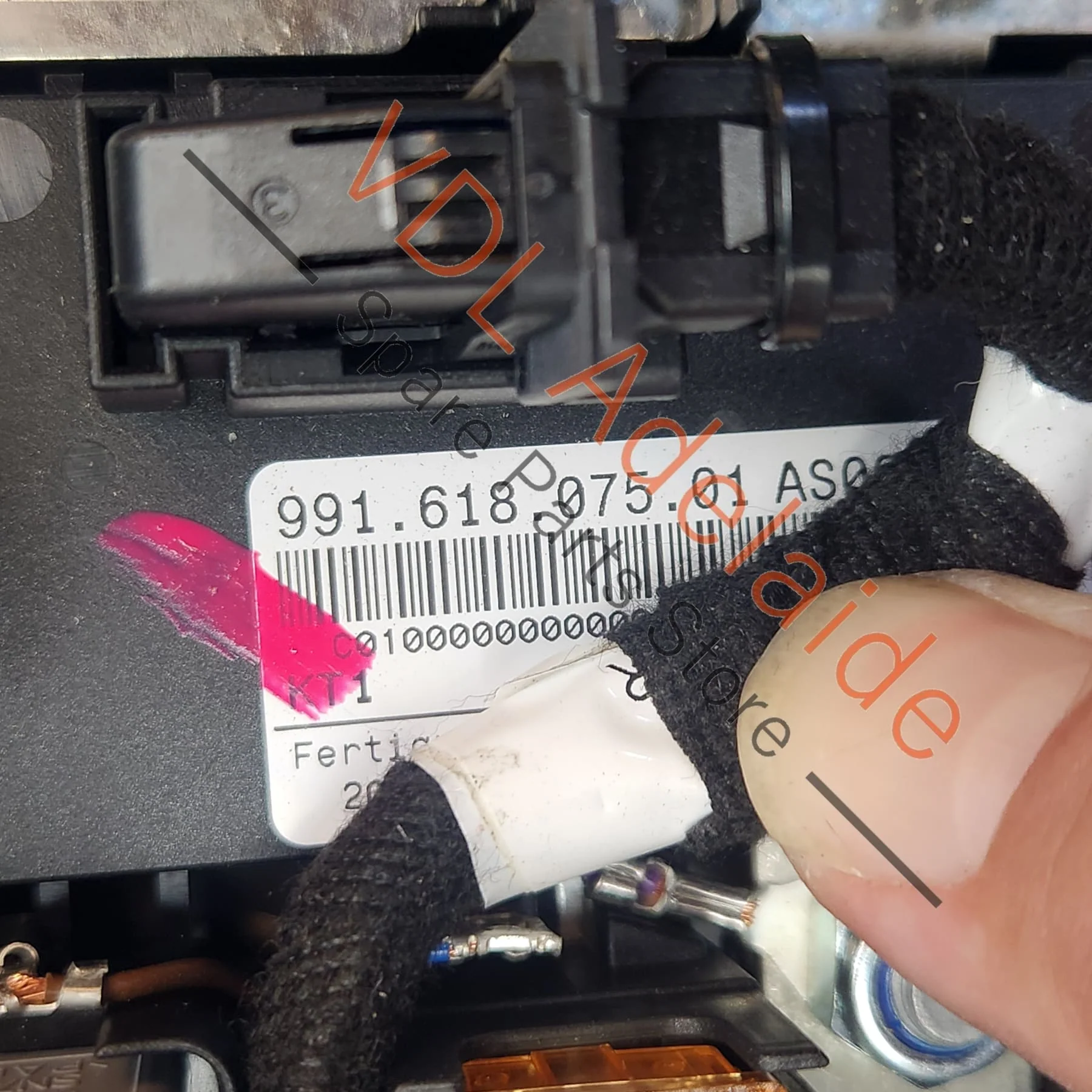 Porsche 911 Boxster Cayman Main Battery Fuse Board In Footwell 99161030103 99161807501 - Image 5
