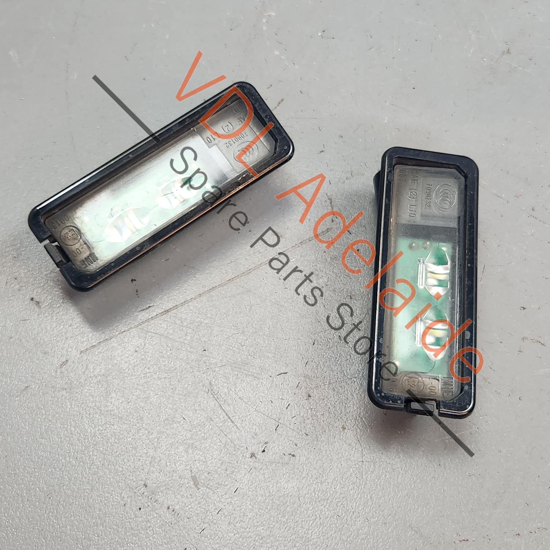 Porsche Audi VW LED Licence Plate Light Pair 1K8943021C PAB943021