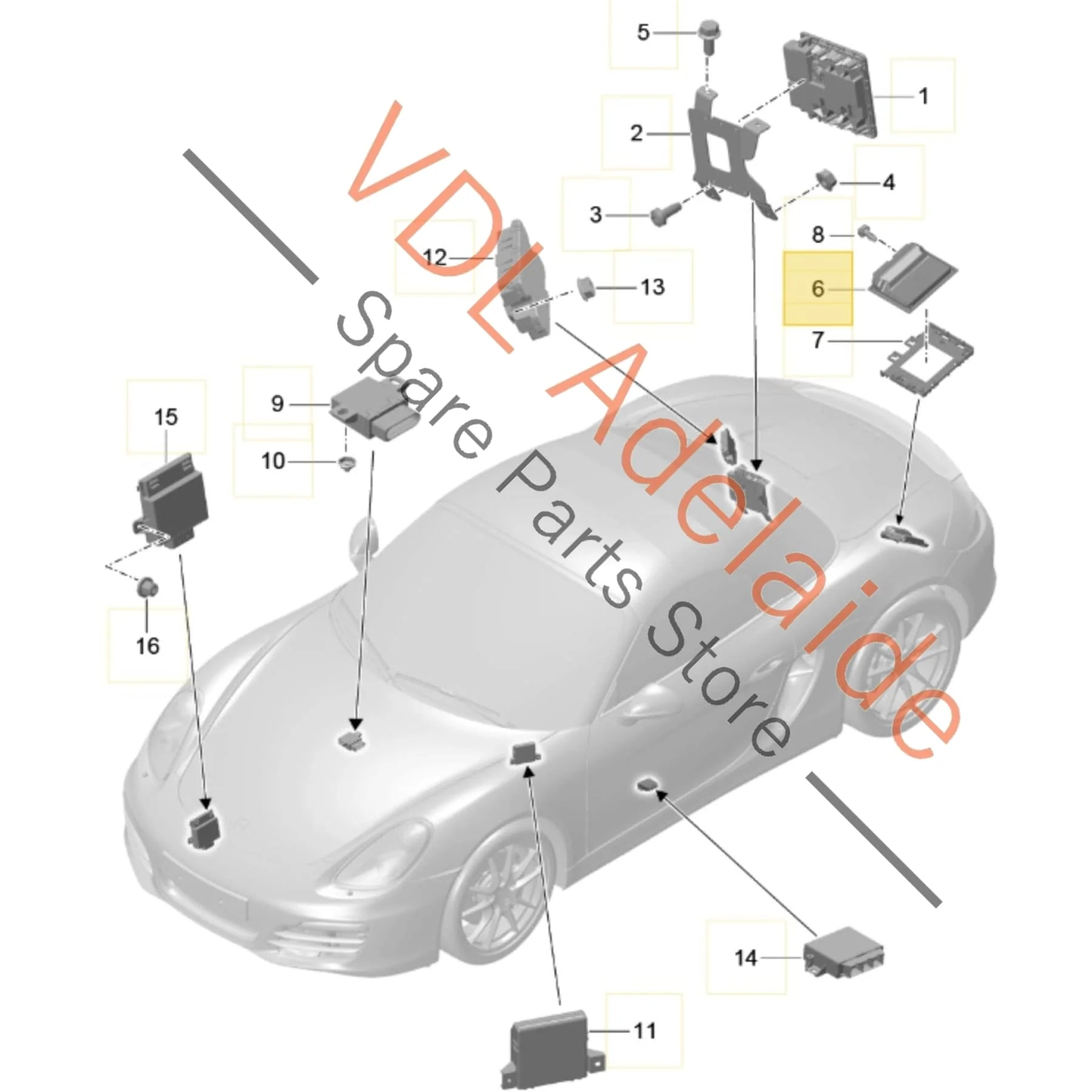 Porsche 911 Boxster Cayman PDK Gearbox Control Unit 99161827004 - Image 2