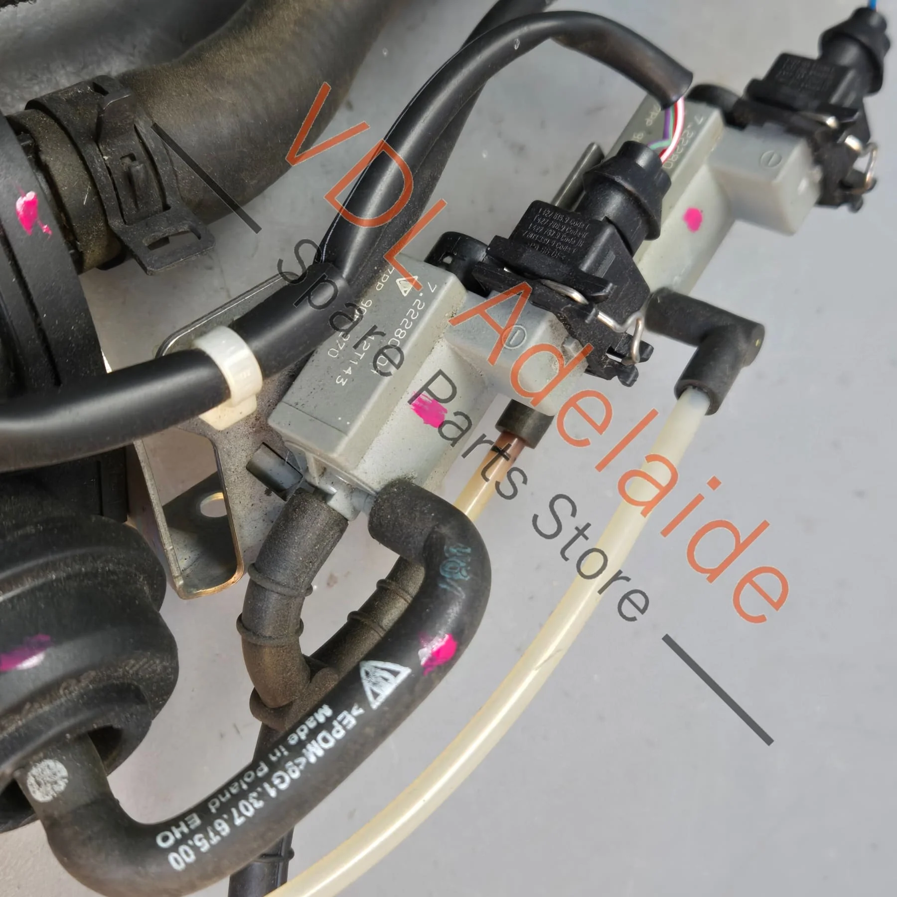 Porsche Boxster Cayman PDK Gearbox Coolant & Vacuum Hose Assembly 9G230707601 9P1317233 - Image 9