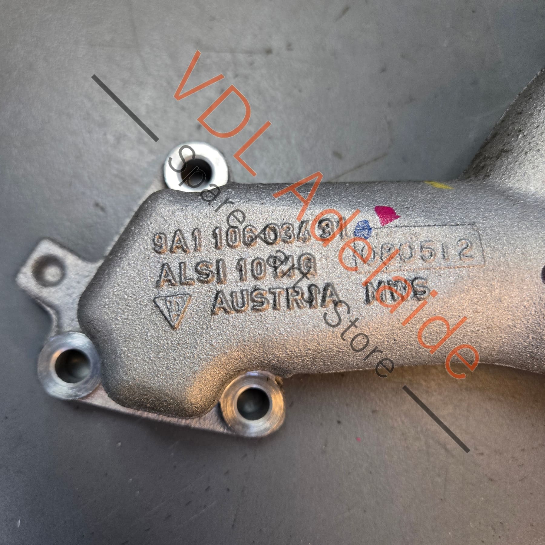 Porsche Cayman Boxster Water Coolant Cooling Cast Manifold Aluminium 9A110603431 - Image 3