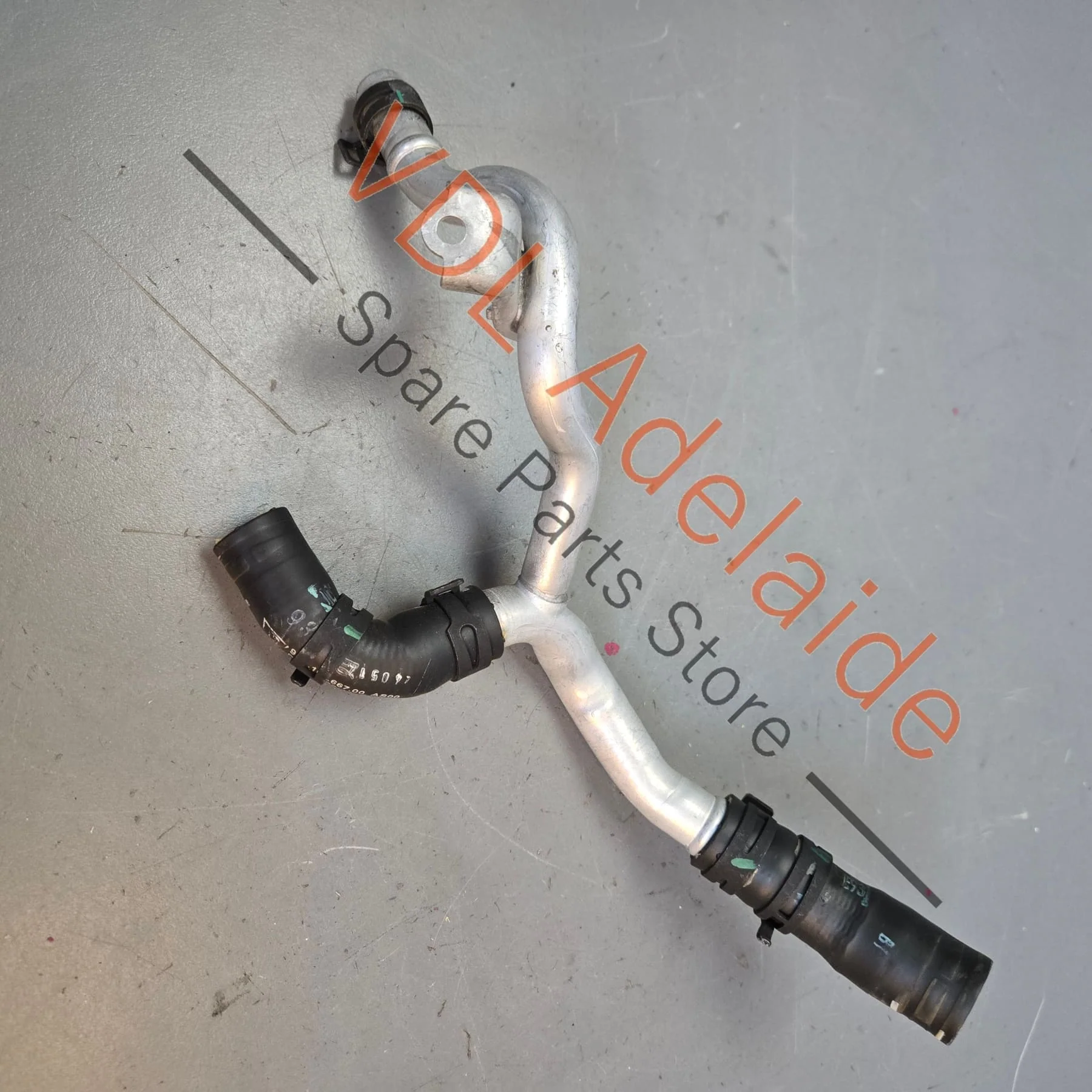 Porsche Boxster Cayman Heat Exchanger Pipe Hose 9A110666901 9A110666902 - Image 3