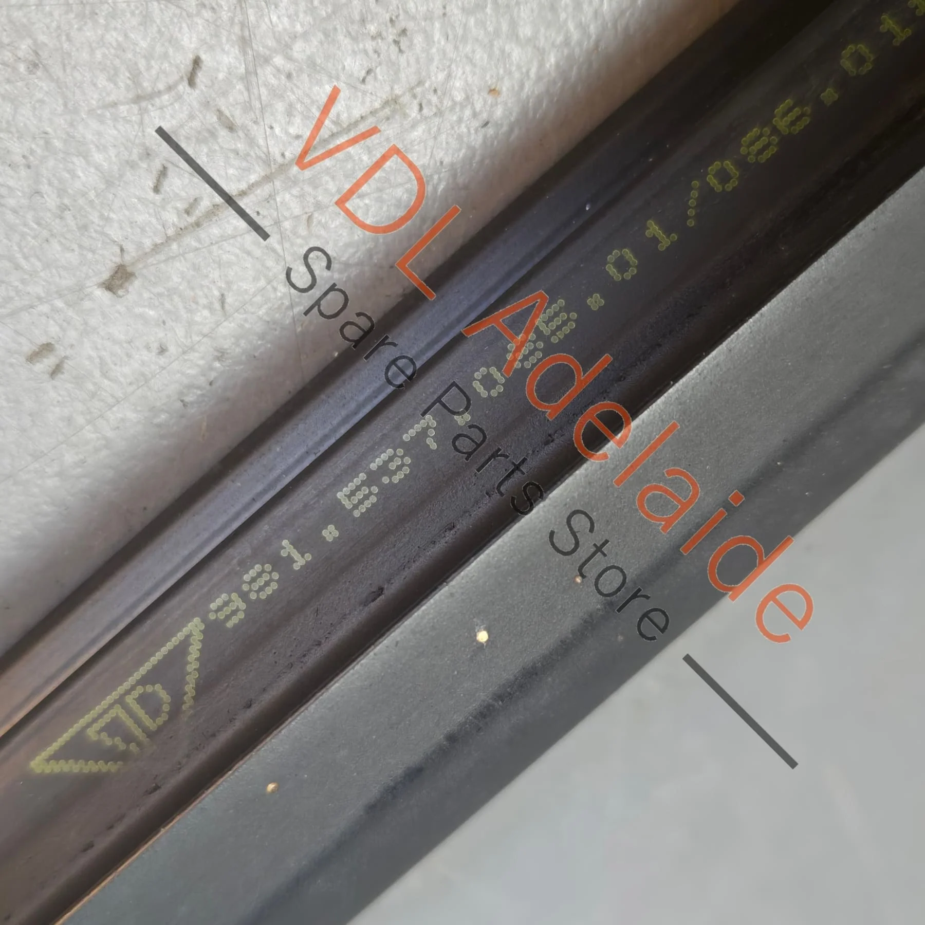 Porsche Boxster Cayman Left Side Door Aperture Window Slot Seal 98153708501 - Image 5