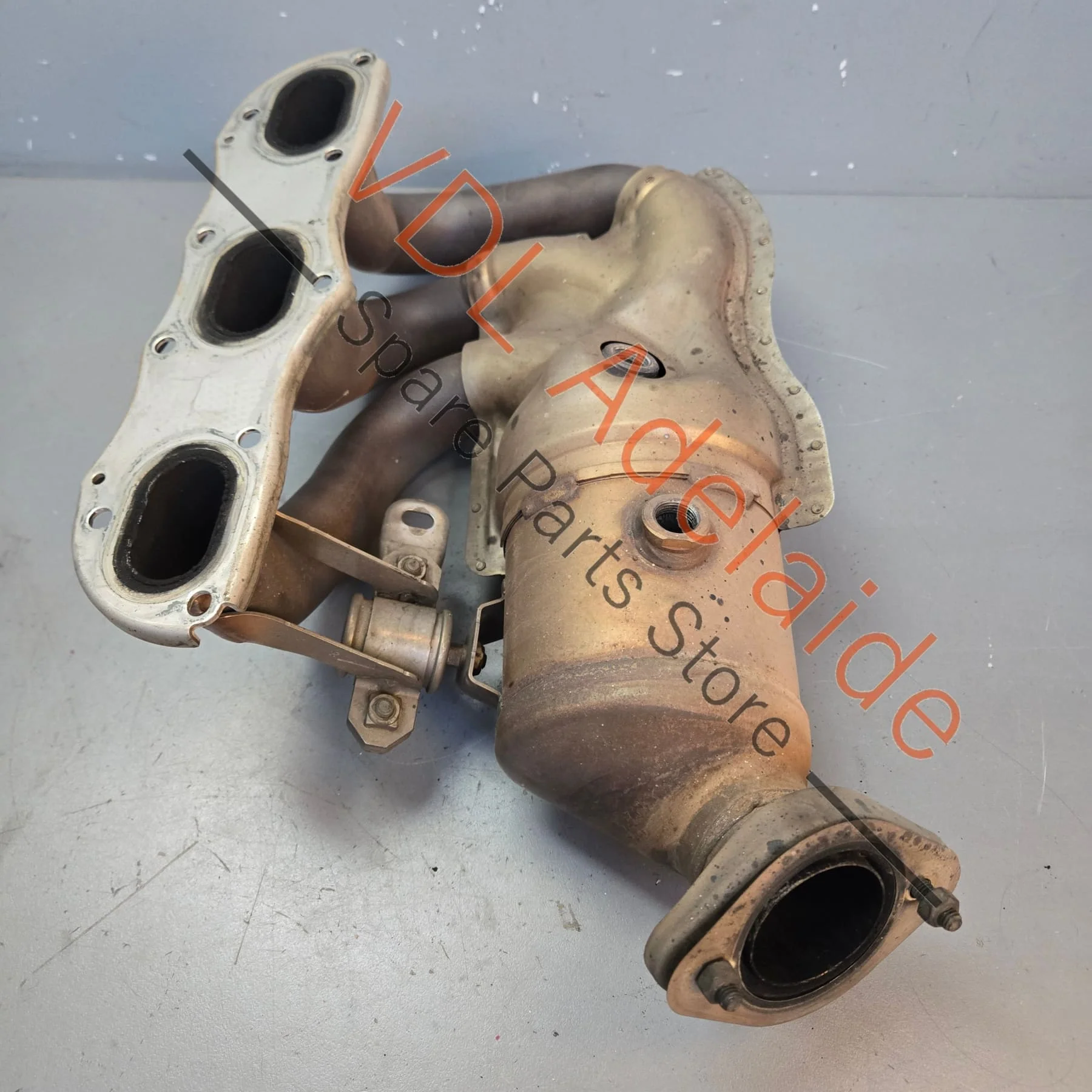 Porsche Boxster Cayman 2.7L Right Exhaust Manifold w Catalytic Converter 98111321205 981113212EX - Image 6