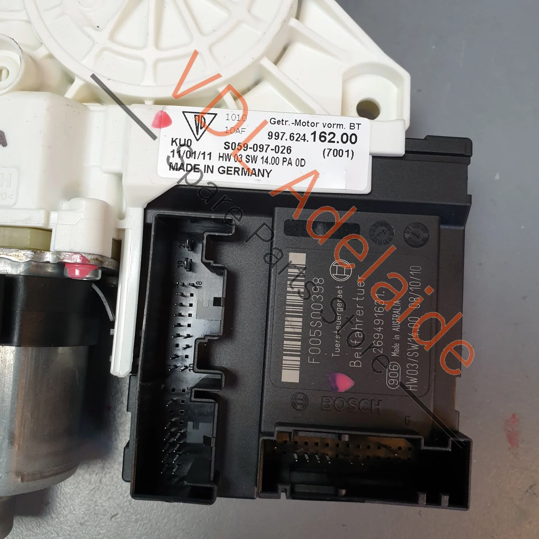 Porsche 911 Boxster 986 Cayman 987 Side Window Motor 99762418202 - Image 5
