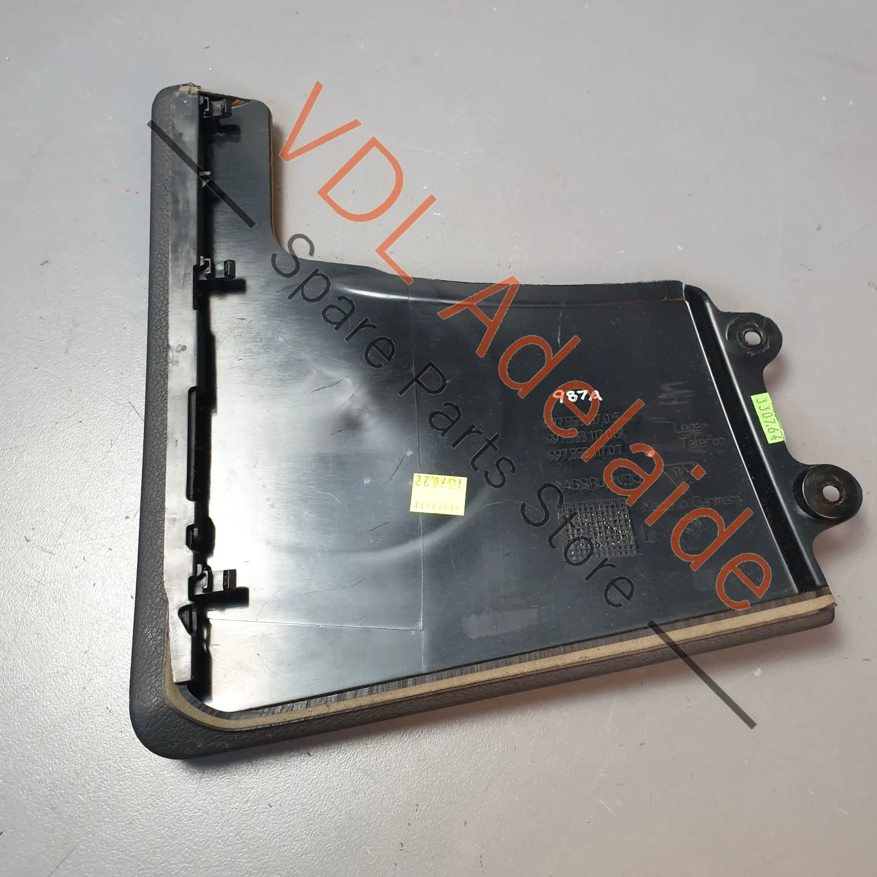 Porsche 911 Boxster Cayman Left Side Dash Trim Panel Black 99755311705 - Image 4