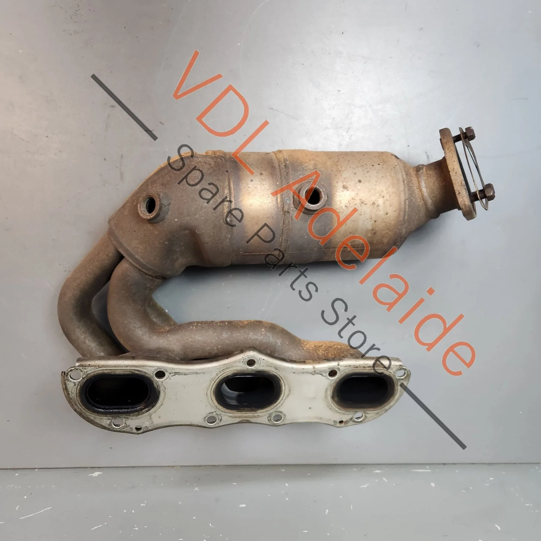 Porsche Cayman R 3.4L Catalytic Converter Exhaust Manifold cyl 1-3 98711310233 - Image 3