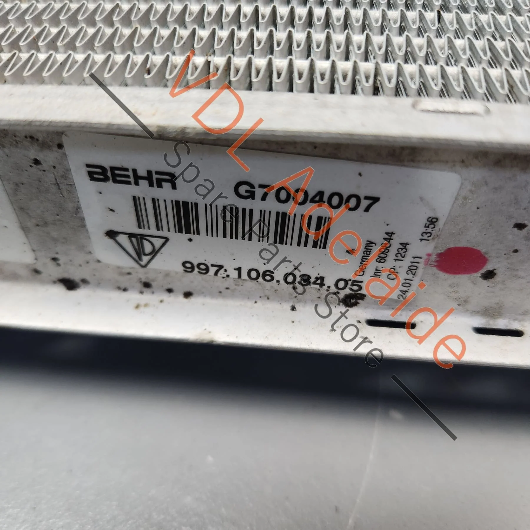 Porsche Cayman Boxster 911 Carrera Right Side Radiator - Image 2