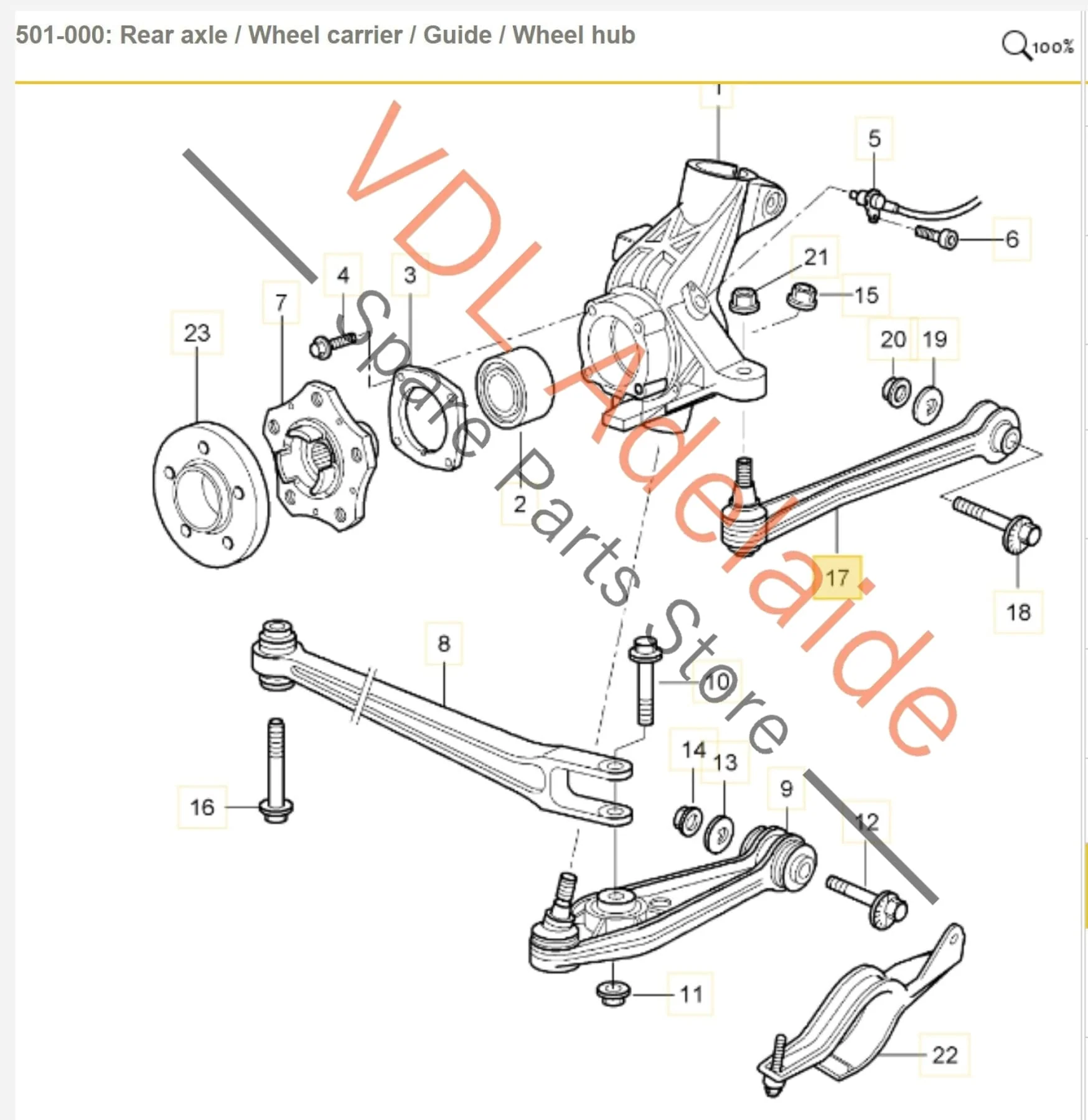 Porsche 911 Boxster Cayman 2x Rear Track Rod Arms Suspension 99733104504 - Image 2