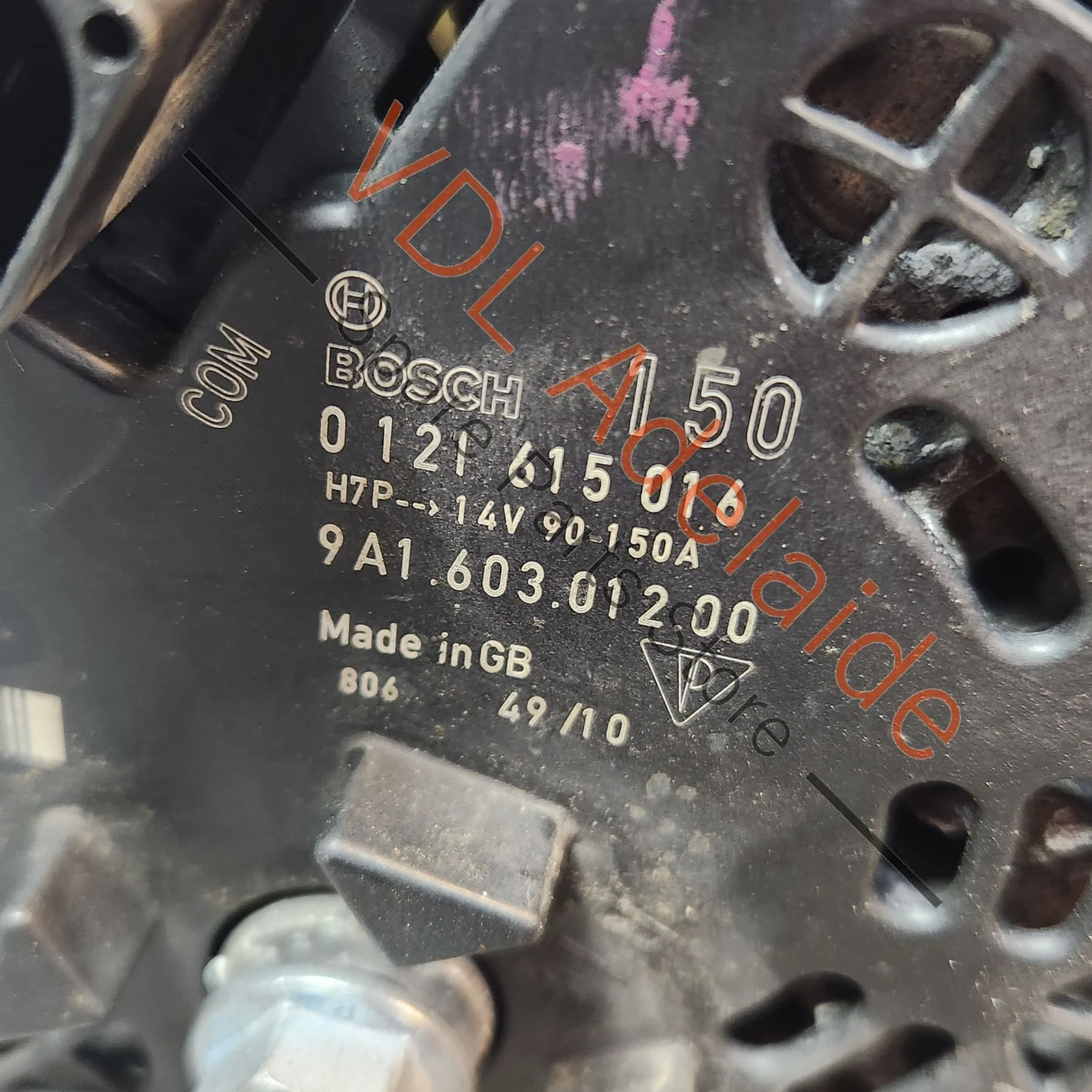 Porsche 911 Boxster Cayman 150A Alternator 9A160301200 9A160301202 - Image 4