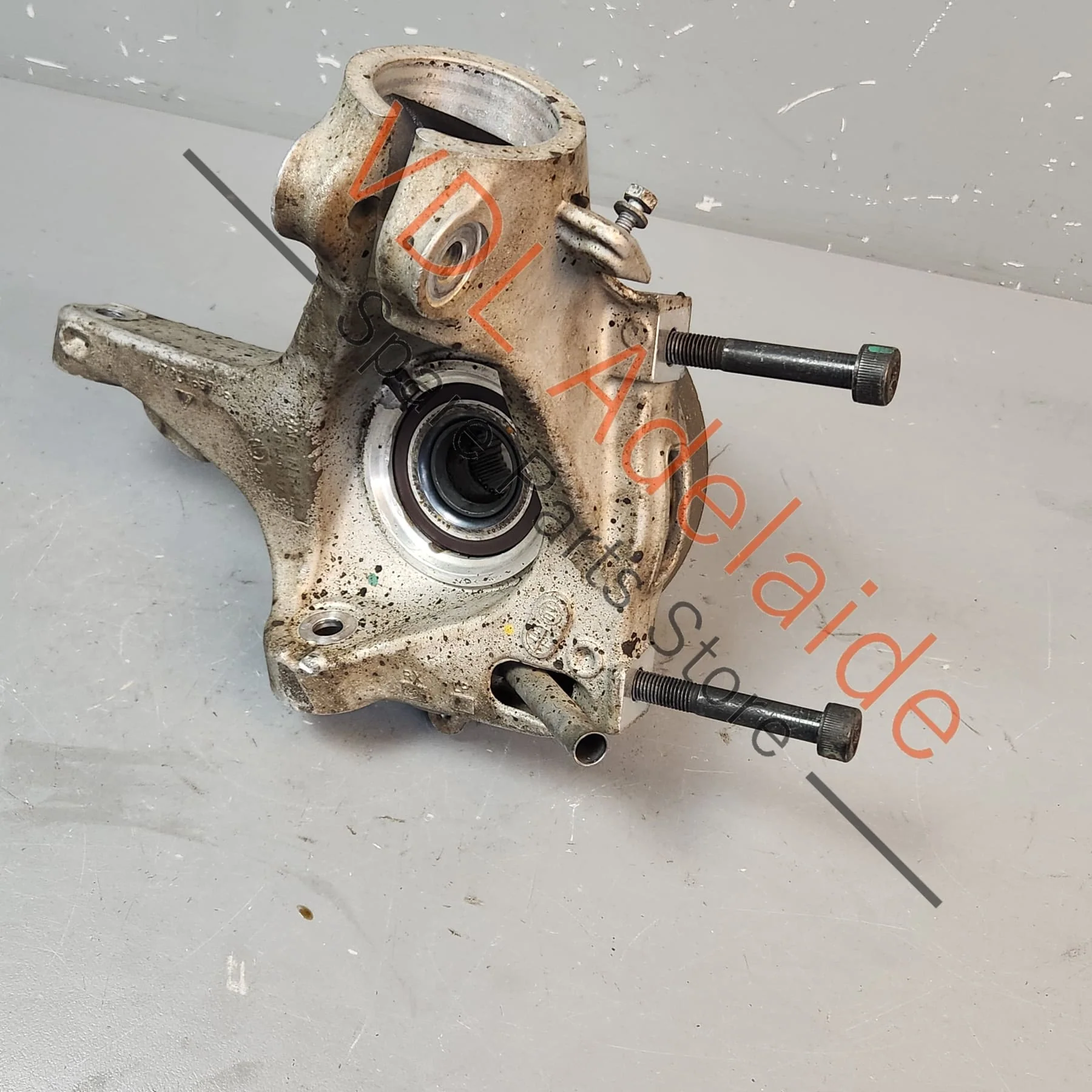 Porsche Boxster Cayman Rear Left Wheel Hub Knuckle w Bearing 98733115706 - Image 6