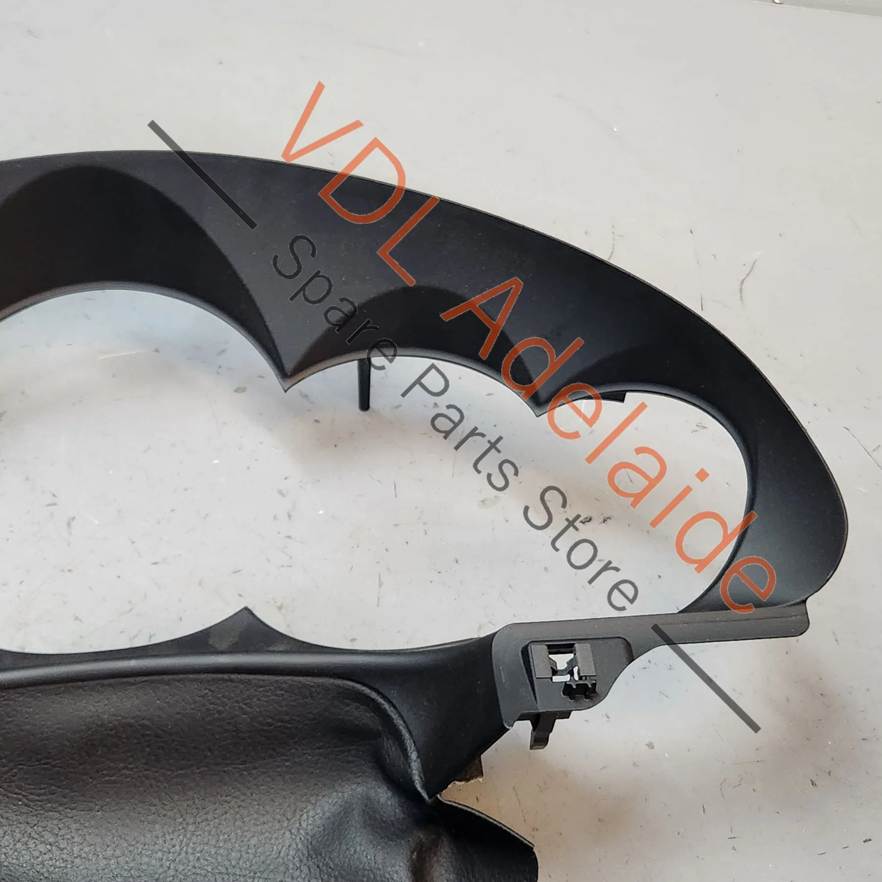 Porsche 911 Dashboard Instrument Cluster Trim with Black Leather - Image 9
