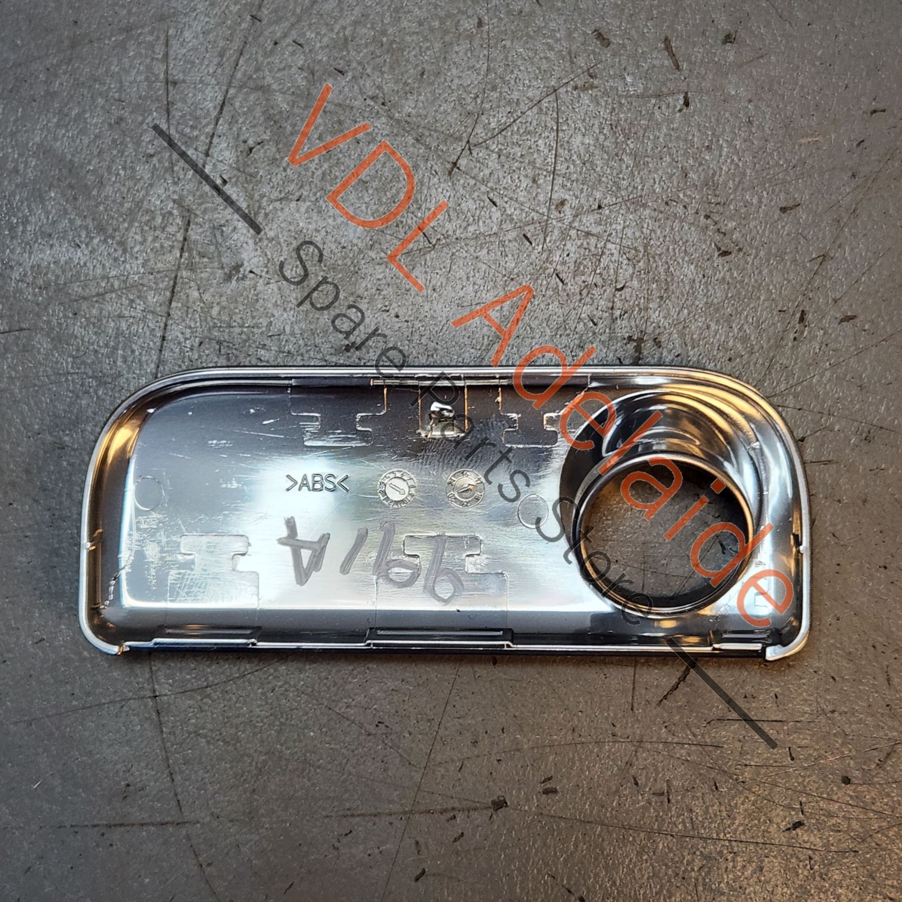 Porsche 911 Glove Box Handle Lock Garnish Trim Chrome Galvano Silver - Image 2