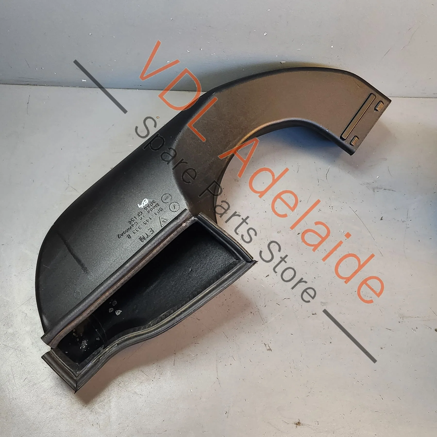 Porsche 911 Left Side Air Duct Tube for Intercooler Cooling 9P1145333 - Image 2