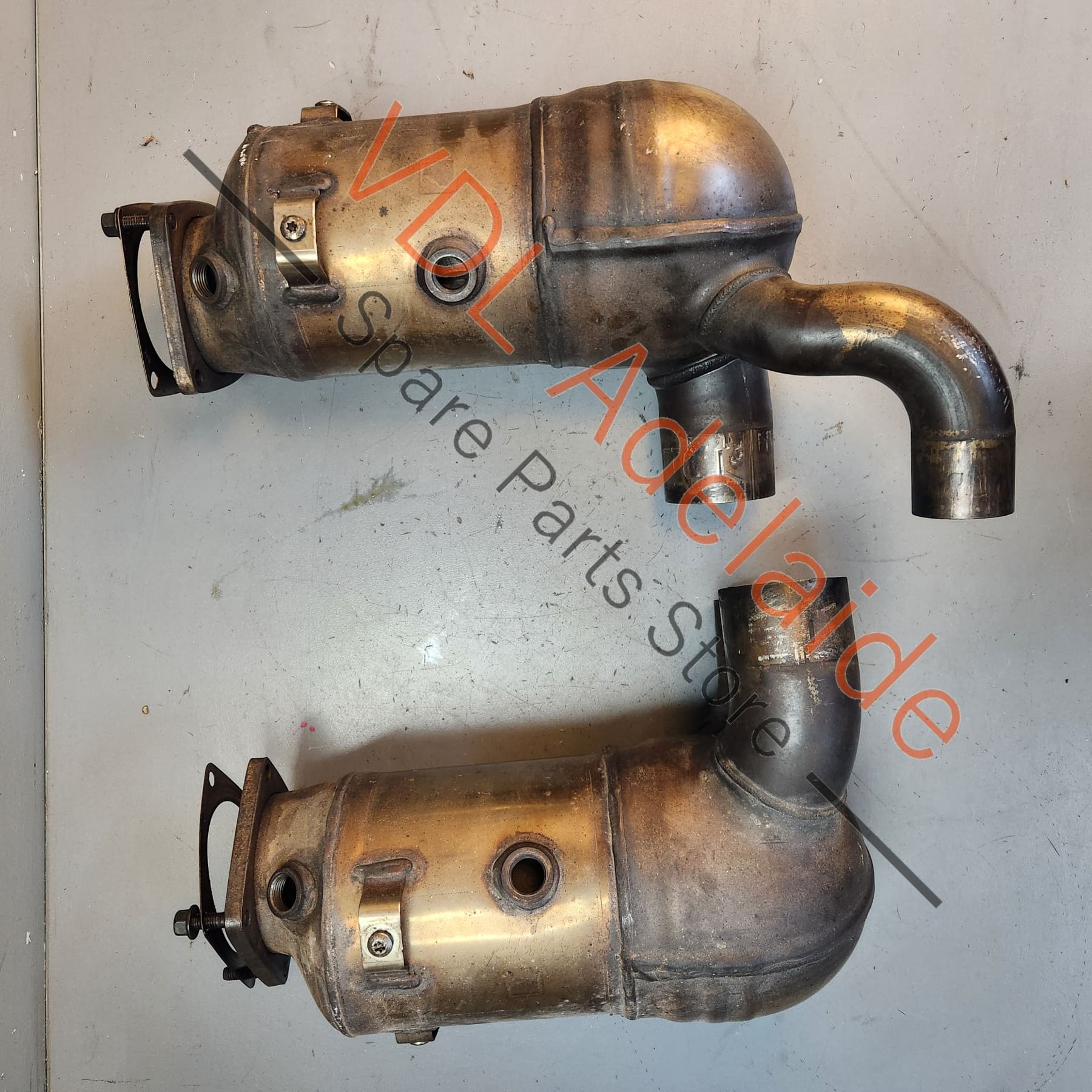 Porsche 911 991.2 3.0T Catalytic Converter Set for Sport Exhaust Models 9P1254400A 9P1254450A - Image 3