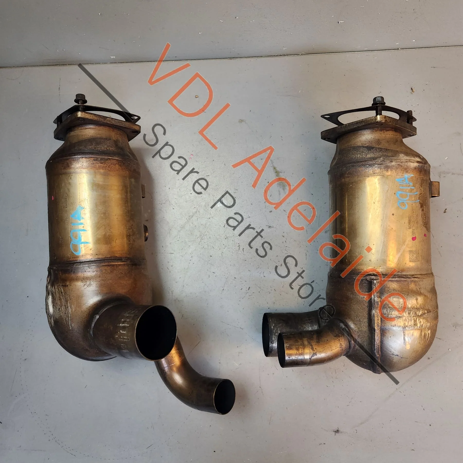 Porsche 911 991.2 3.0T Catalytic Converter Set for Sport Exhaust Models 9P1254400A 9P1254450A - Image 6