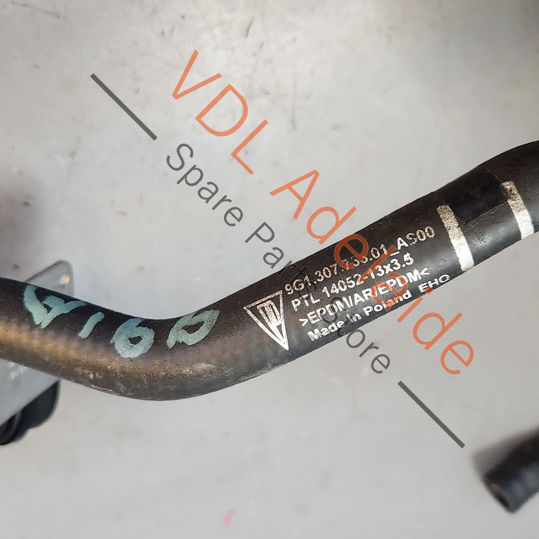 Porsche 911 ZF Transmission Gearbox PDK Coolant Feed Hose 9G130773301 99130757300 9P1317233 - Image 5