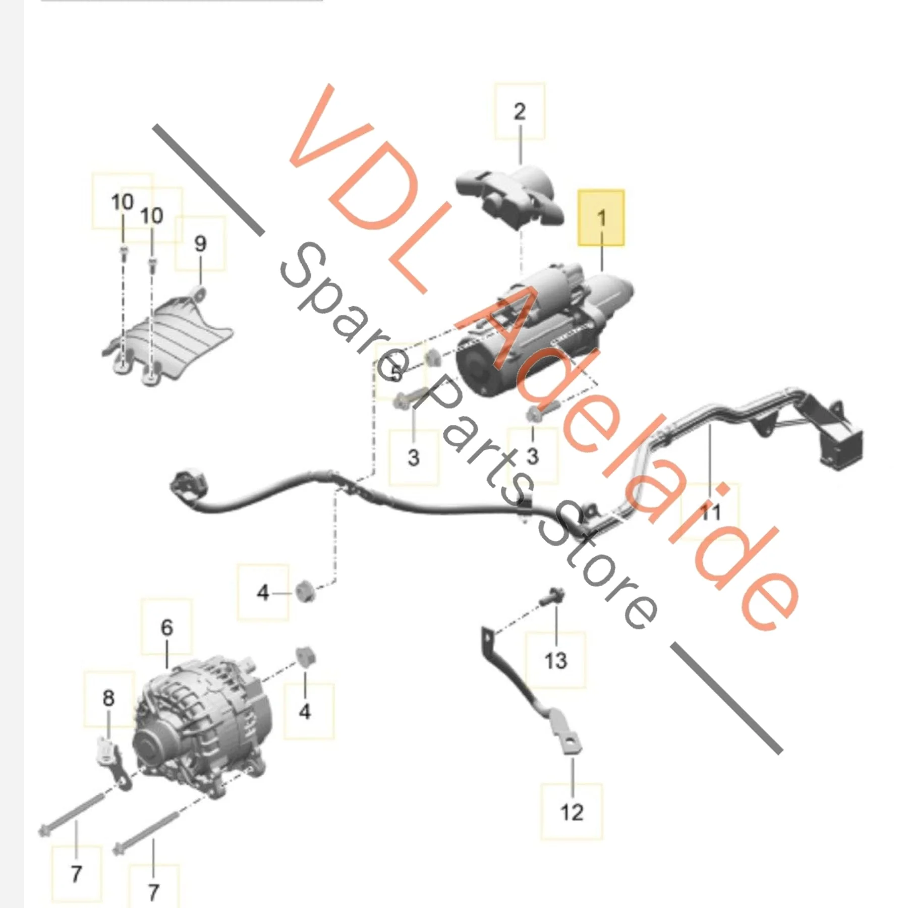 Genuine Porsche 911 Boxster Cayman Starter Motor 9A260410900 - Image 2