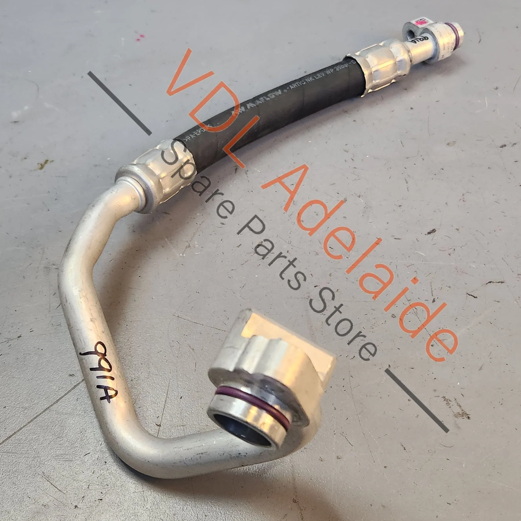 Porsche 911 AC Compressor Hose Suction Line Pipe 9A257306900