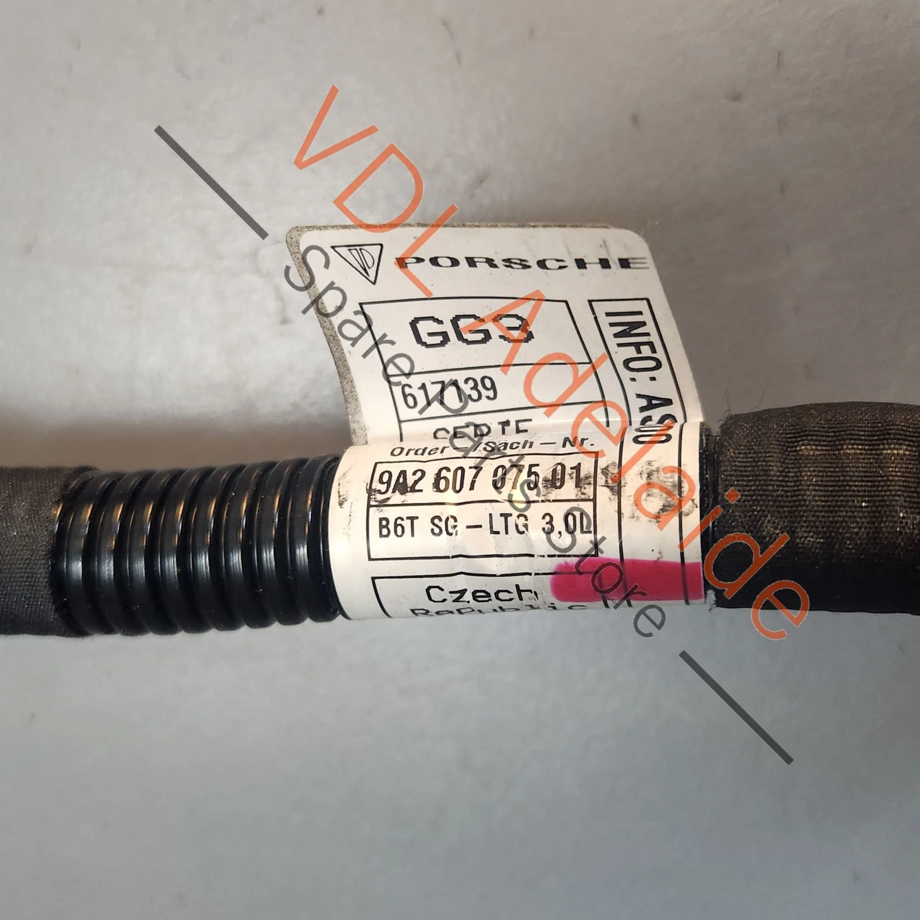 Porsche 911 Main Battery Harness Cable Wire for Alternator Starter 9A260707501 - Image 9