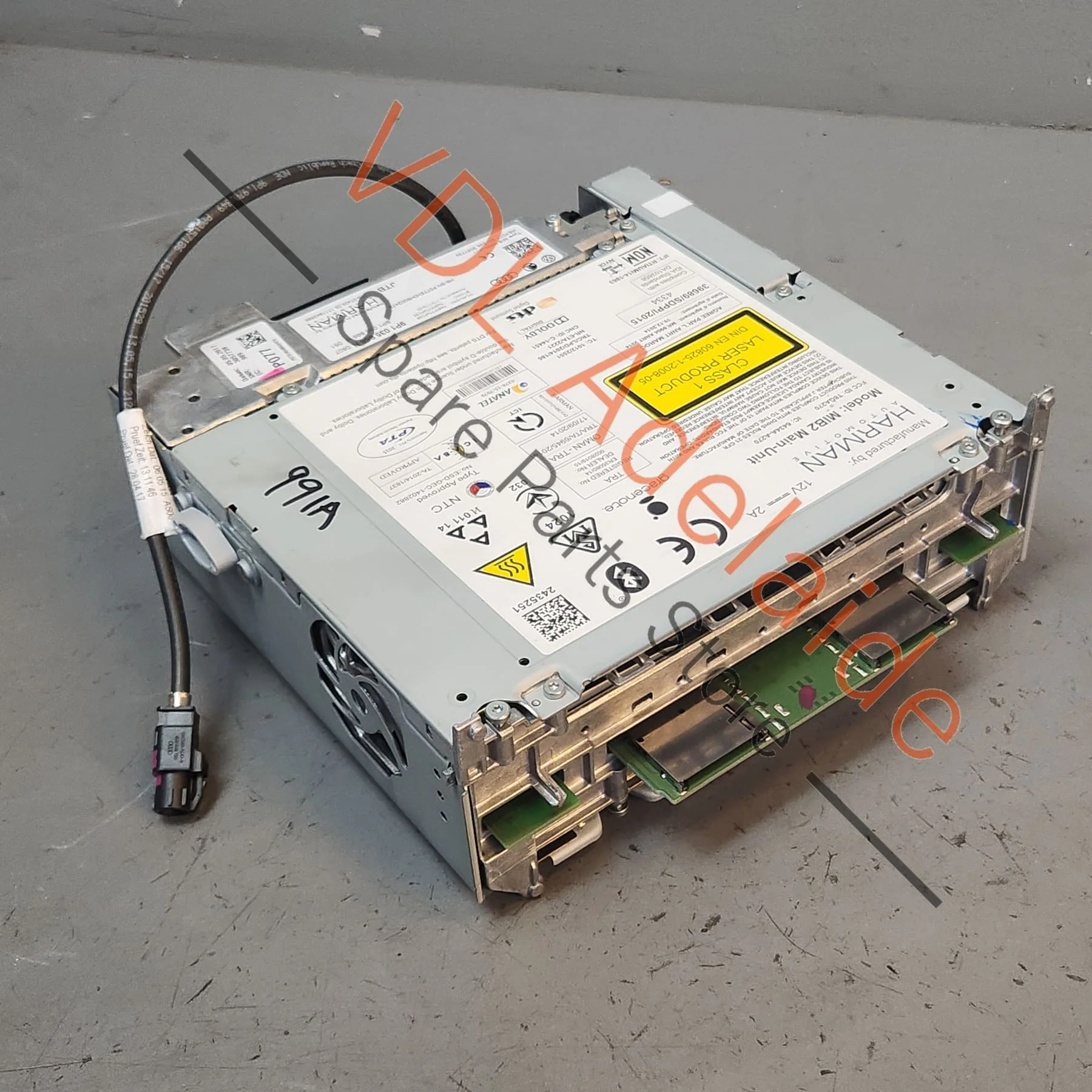 Porsche 911 991.2 Central Computer Box Radio MIB2 Main Unit 9P1035868D 9P1035868H