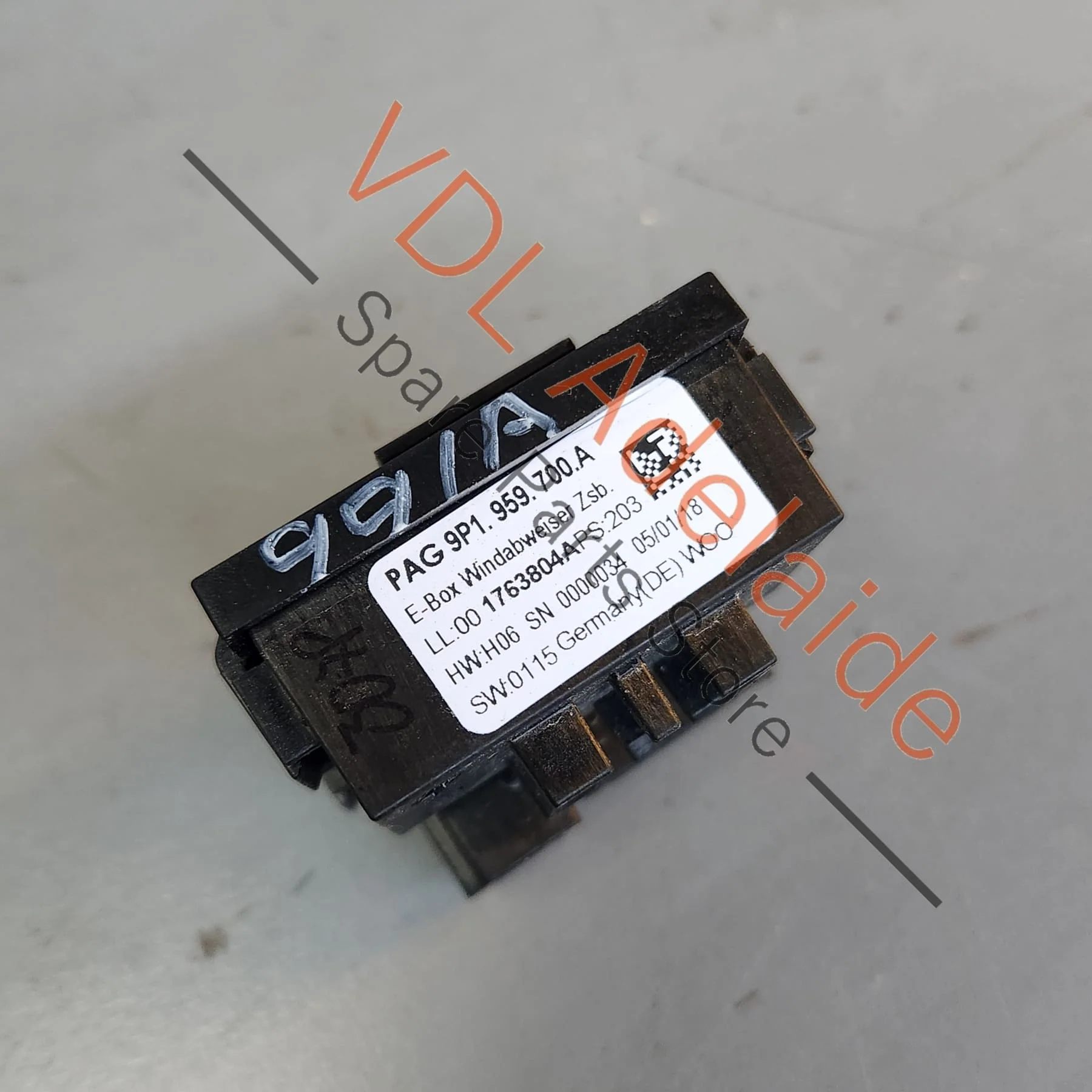 Porsche 911 991 Sunroof Control Module 9P1959700A e-box windabweiser