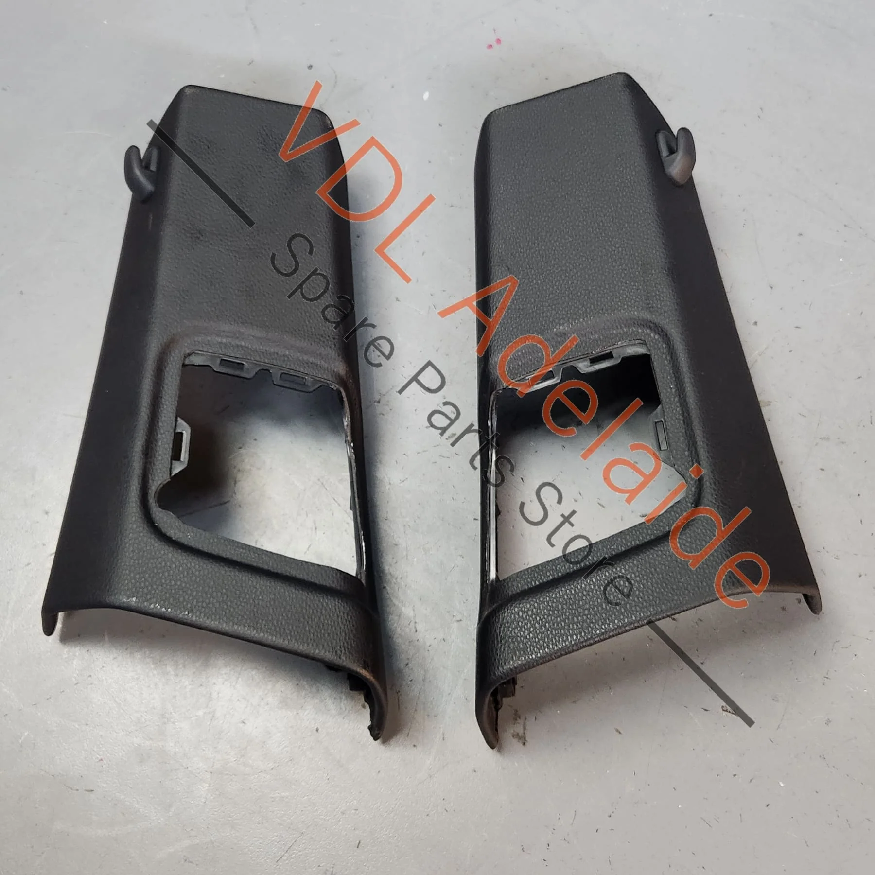 Porsche Carrera 911 991 B Pillar Interior Trim set Left & Right Leather 99155518409 99155518309 DK4