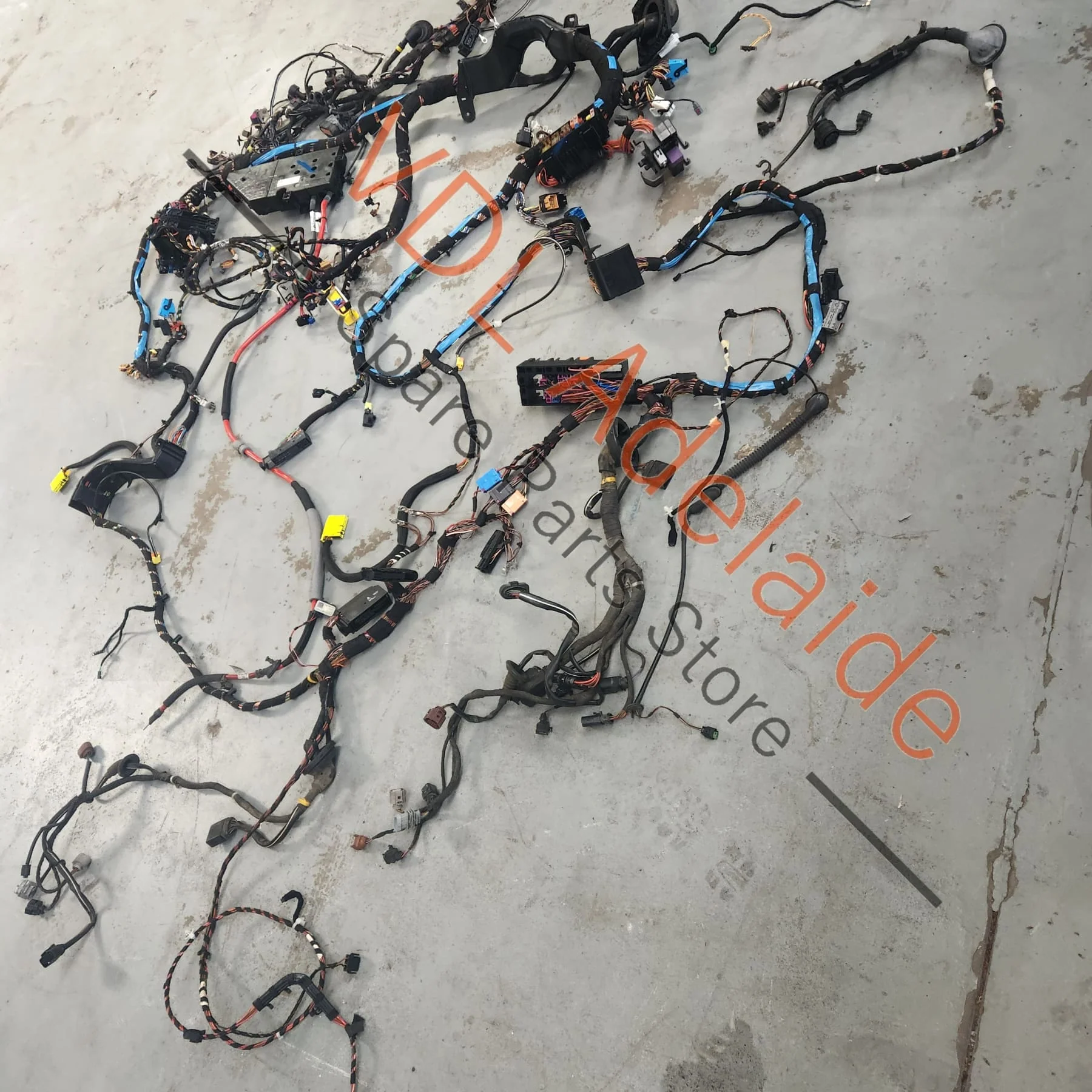 Porsche 911 991.1 Carrera Main Vehicle Body Interior Electrical Harness Wiring Cable 99161290100 - Image 4