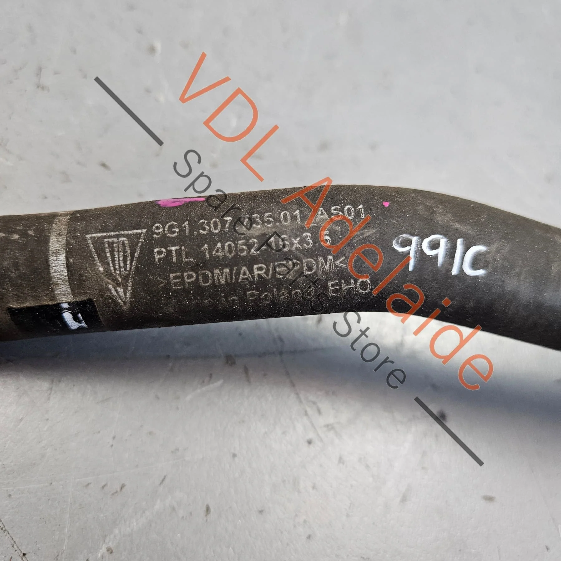 Porsche 911 991 Gearbox Coolant Return Hose Pipe 9G130773501 - Image 3
