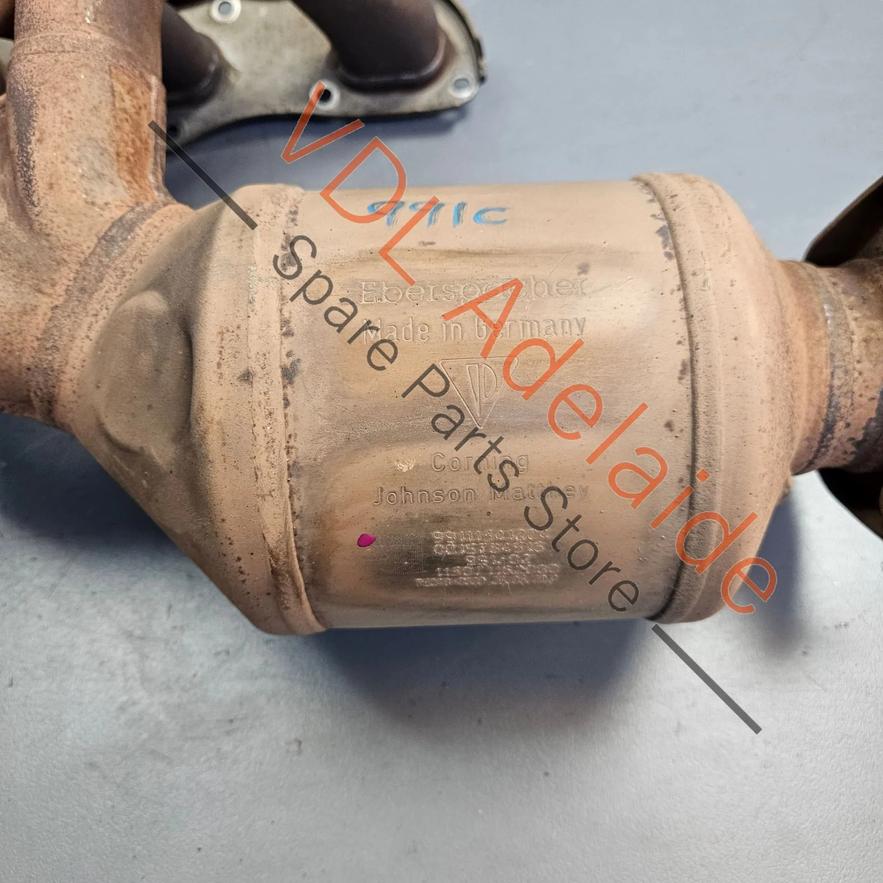 Porsche 911 991.1 3.8L Catalytic Converter Set Genuine OEM 99111341104 99111341204 - Image 6