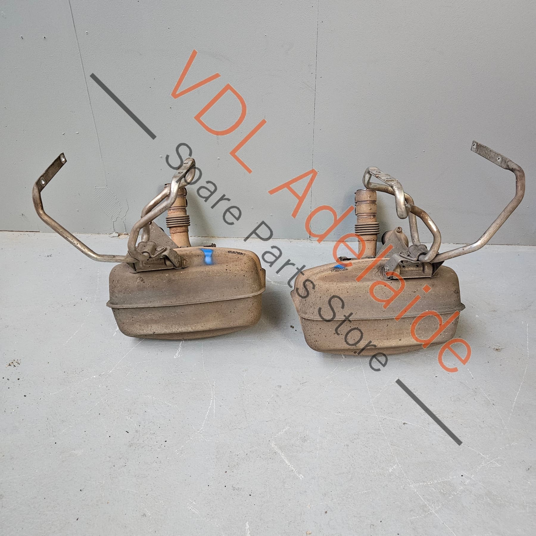 Porsche 911 991 Carrera S Stock Exhaust Muffler Set Pair 99111132103 99111132203 - Image 8