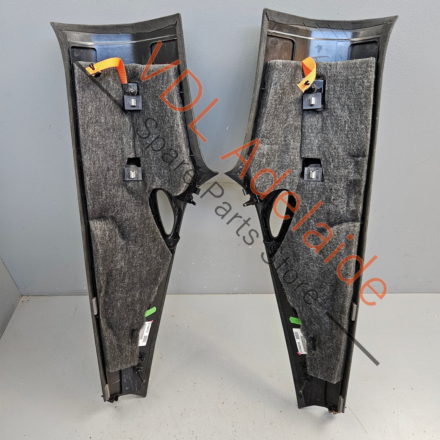 Porsche 911 991 Coupe C Pillar Interior Trim Set Alcantara Left 99155518701 2W0 and Right 99155518801 2W0 - Image 6