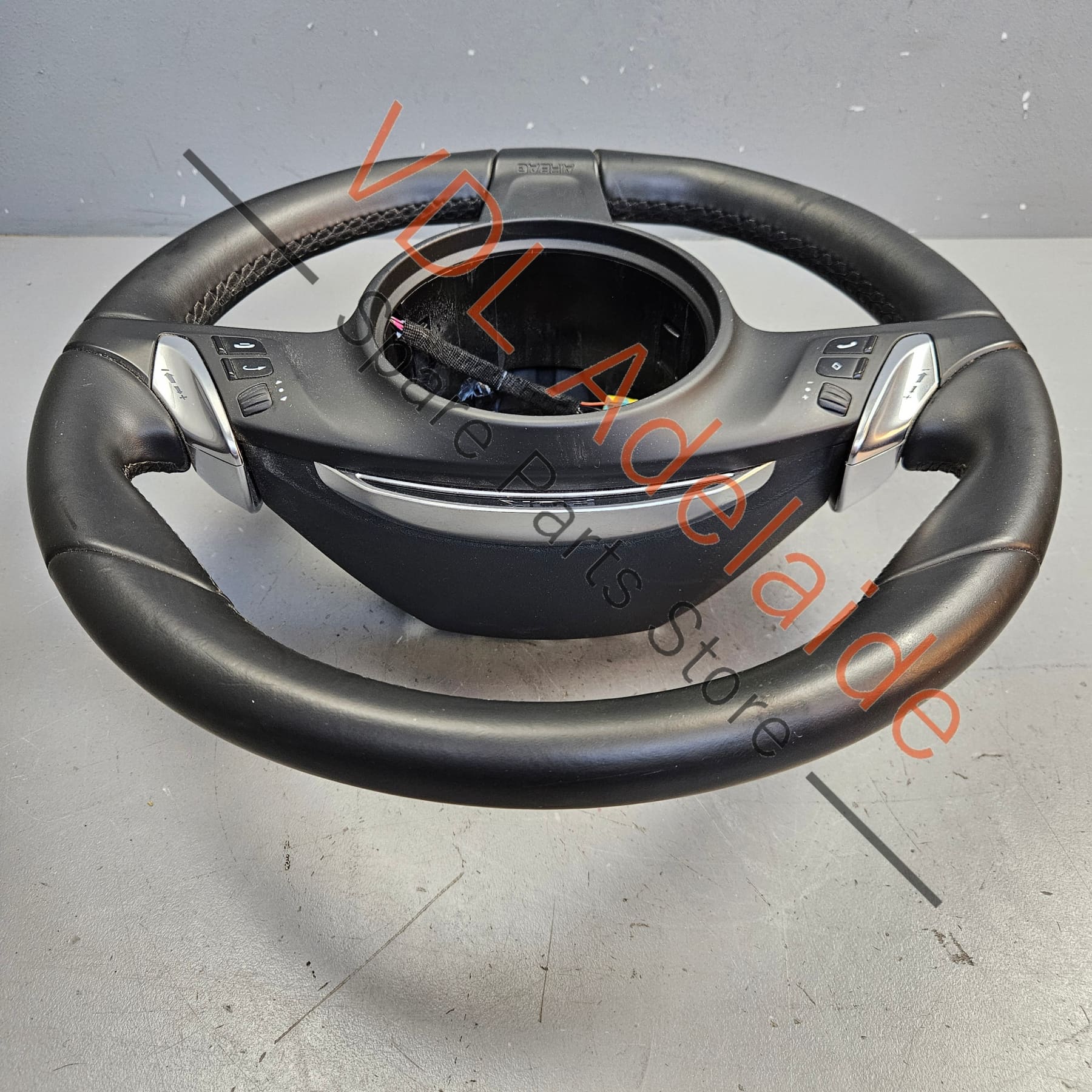 Porsche 911 991 Black Leather Multifunction Steering Wheel for PDK Auto 99134780373 - Image 12