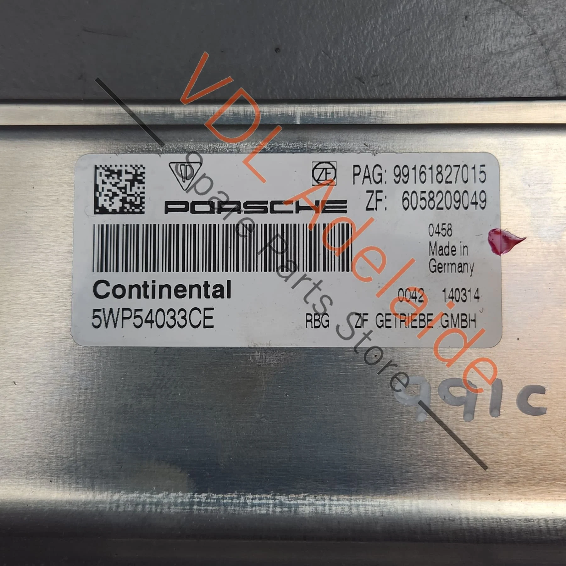 Porsche 911 991.1 Controller for ZF Transmission TCU 99161827004 99161827015 5WP54033CE - Image 3