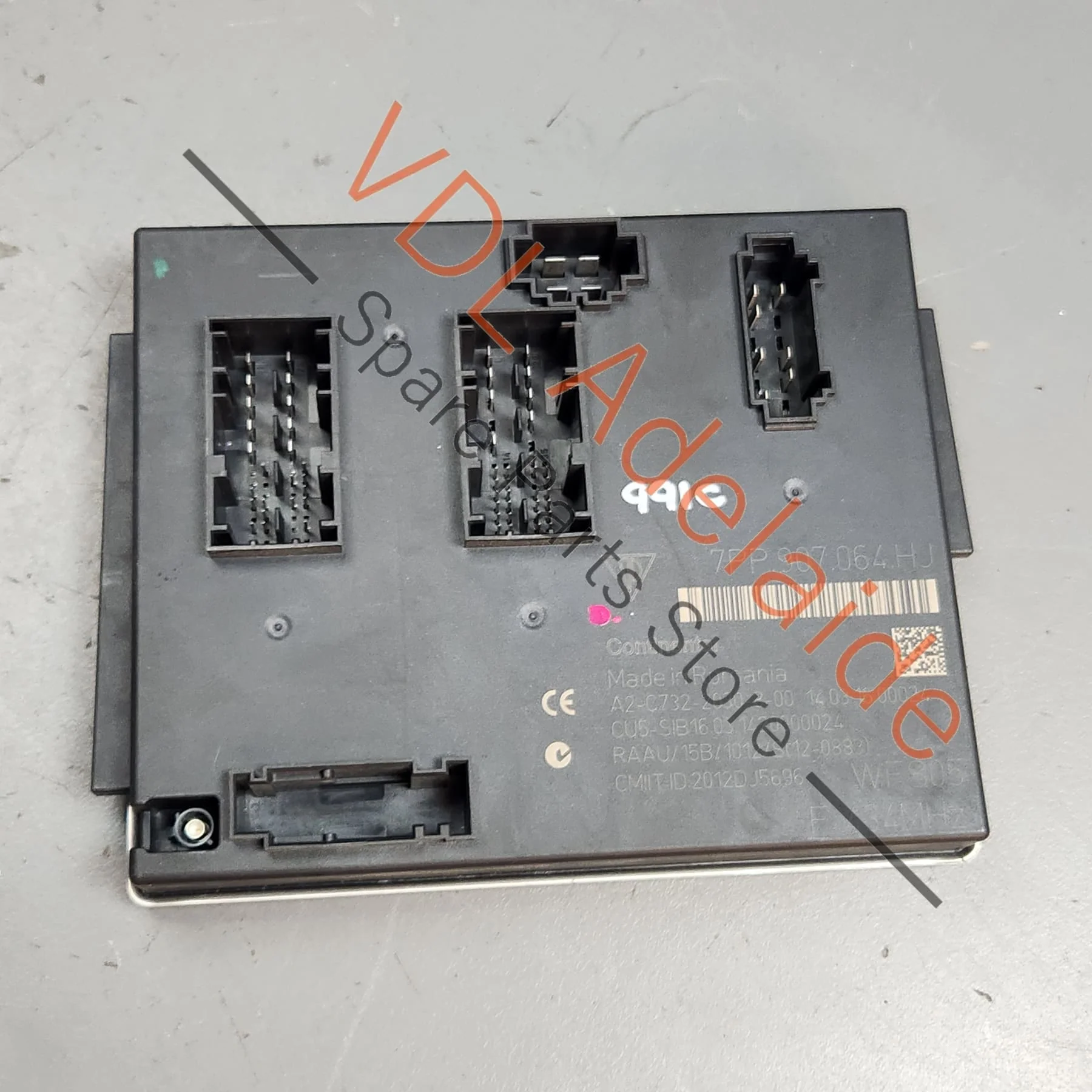 Porsche 911 991 Front Body Control Unit BCM 7PP907064HJ 7PP907064GD 958907064K