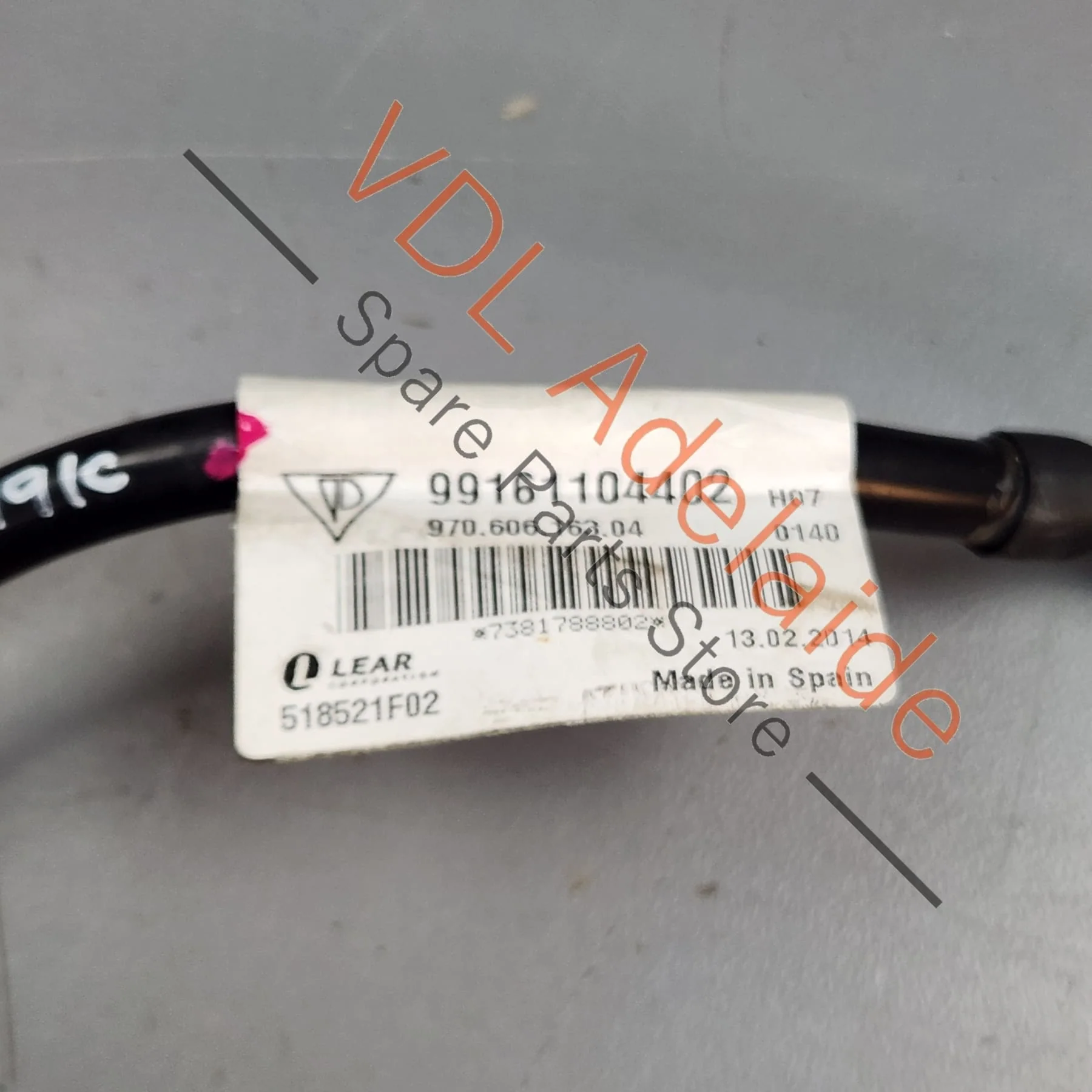 Porsche 911 -e Negative Battery Lead with Protection switch Sensor 99161101401 - Image 2