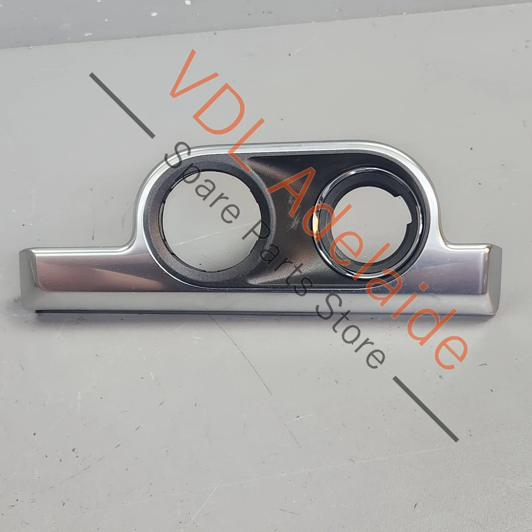 Porsche 911 991 Trim for Light Switch Galvano Silver Chrome 99155238202 V08 - Image 5