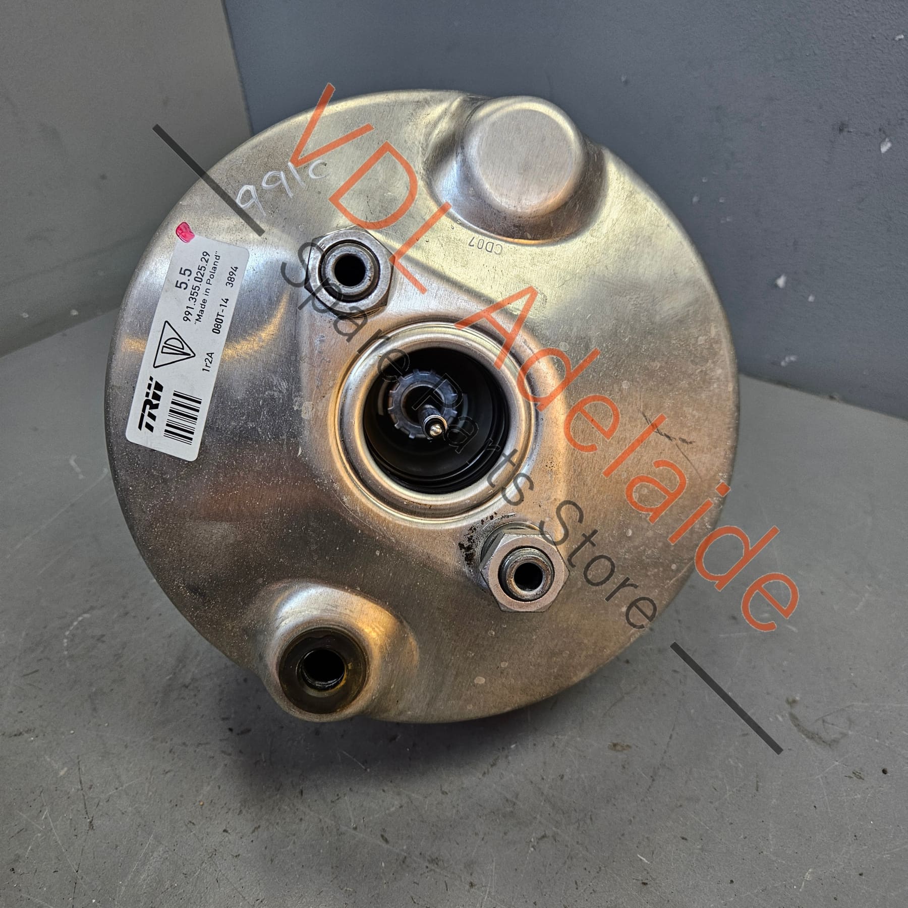 Porsche 911 991 Brake Vacuum Booster 99135512534 - Image 3