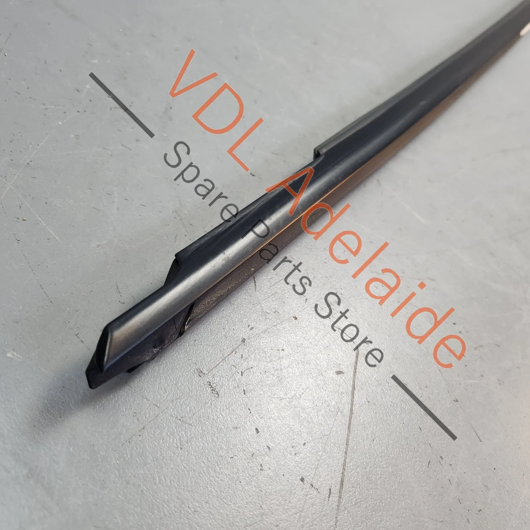Porsche 911 991 Left Exterior Window Aperture Slot Seal Waist Trim Matt Black 99153708501 03C - Image 4