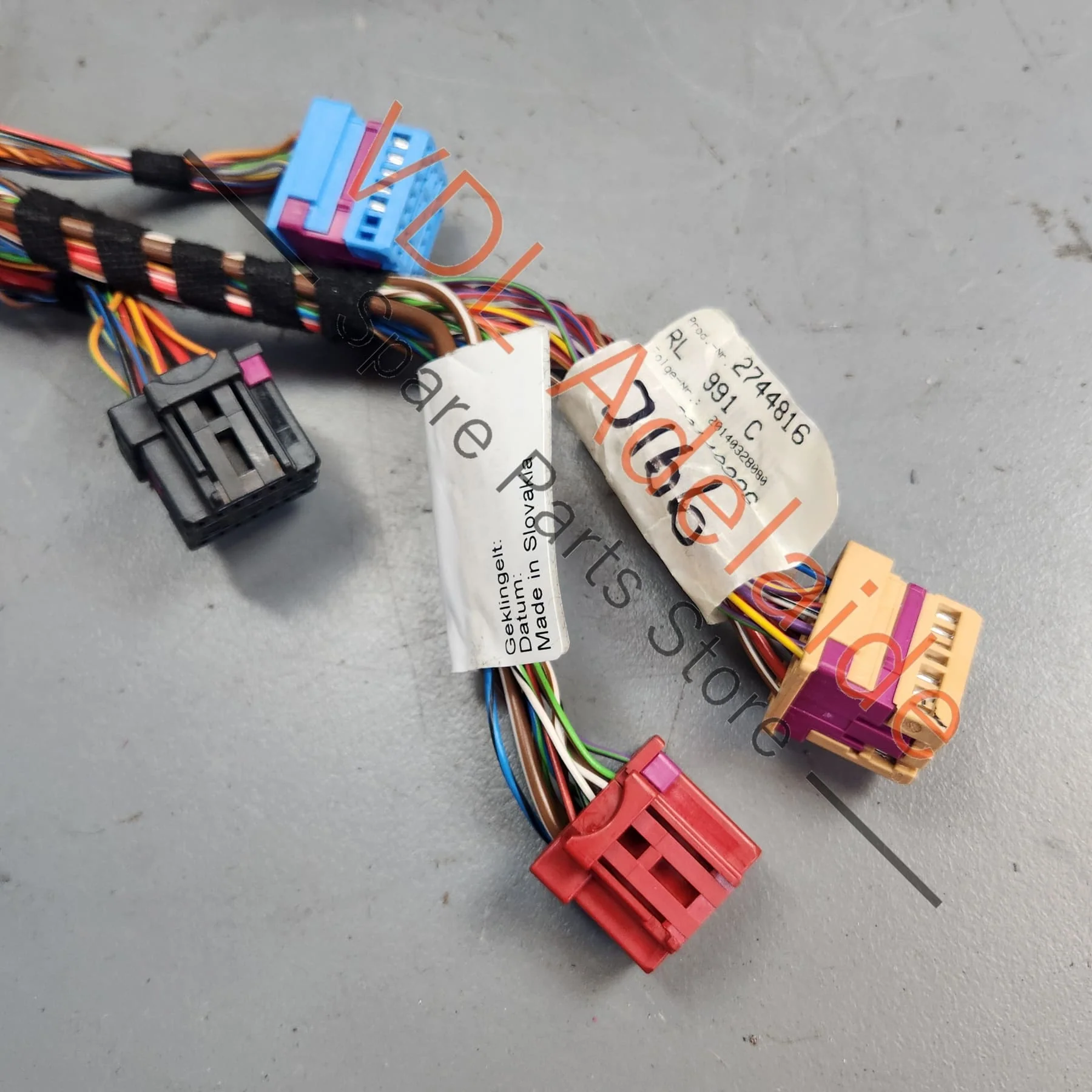 Porsche 911 991.1 RHD Dashboard Dash Wiring Harness Cable 99161290200 991612502Z2 - Image 8